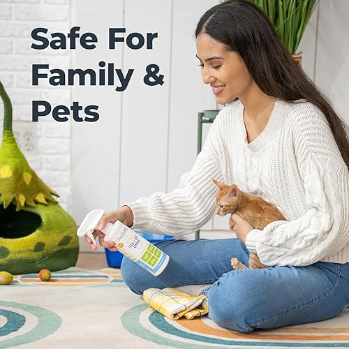 Miniatura 5 de Oxyfresh Eliminador avanzado de manchas y olores de orina para mascotas, eliminador de olores de mascotas de acción rápida para todas las