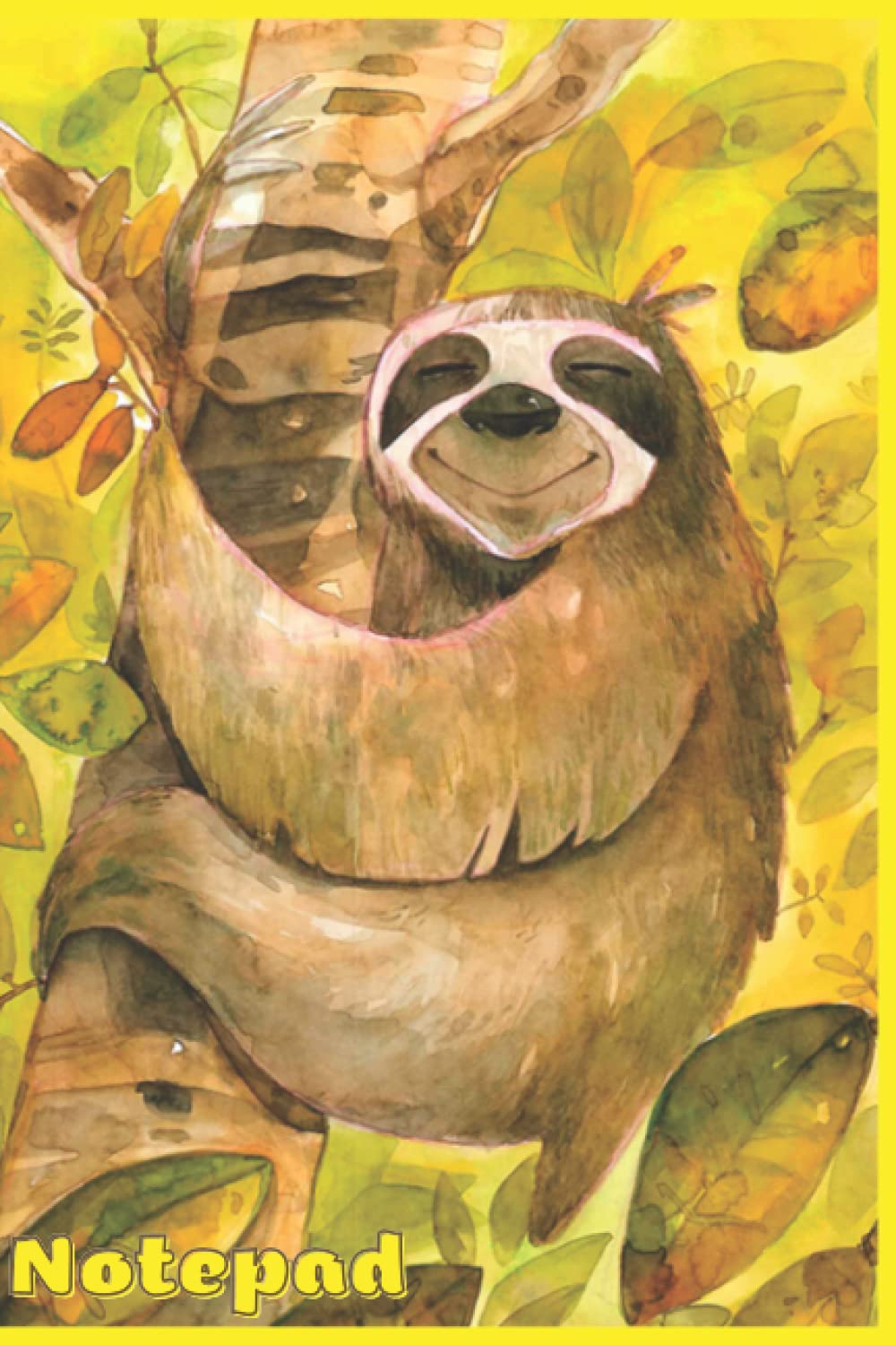 Book of Notes: Notepad (Sloth Lazy Days)