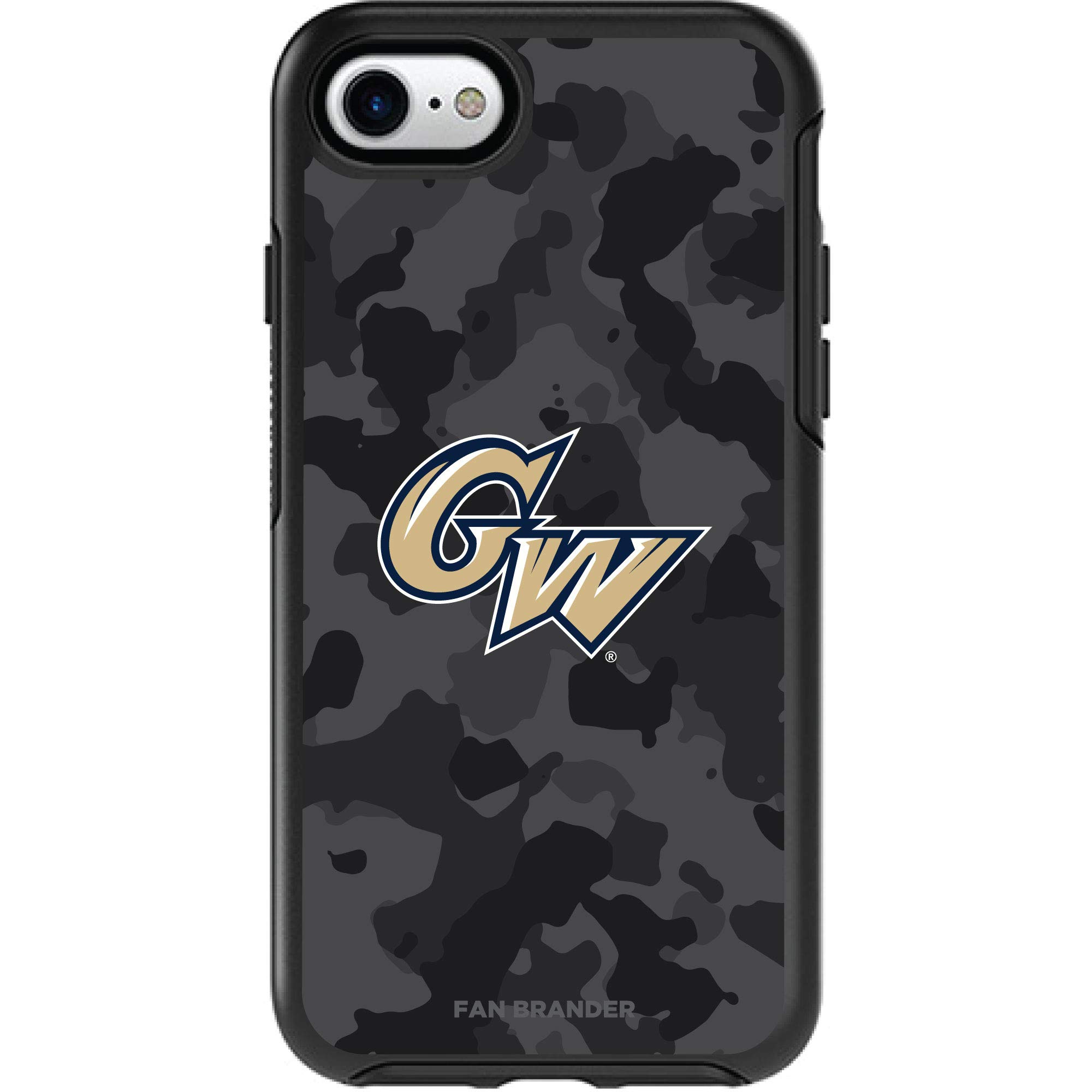Fan Brander NCAA OtterBox Symmetry Phone case with Urban Camo Design Compatible with Apple iPhone 8 Plus and iPhone 7 Plus