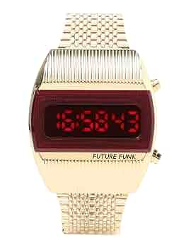 FUTURE FUNK LED デジタルウォッチ メッシュベルト 稼働品 FUTURE FUNK LED デジタルウォッチ メッシュベルト 稼働品 楽天