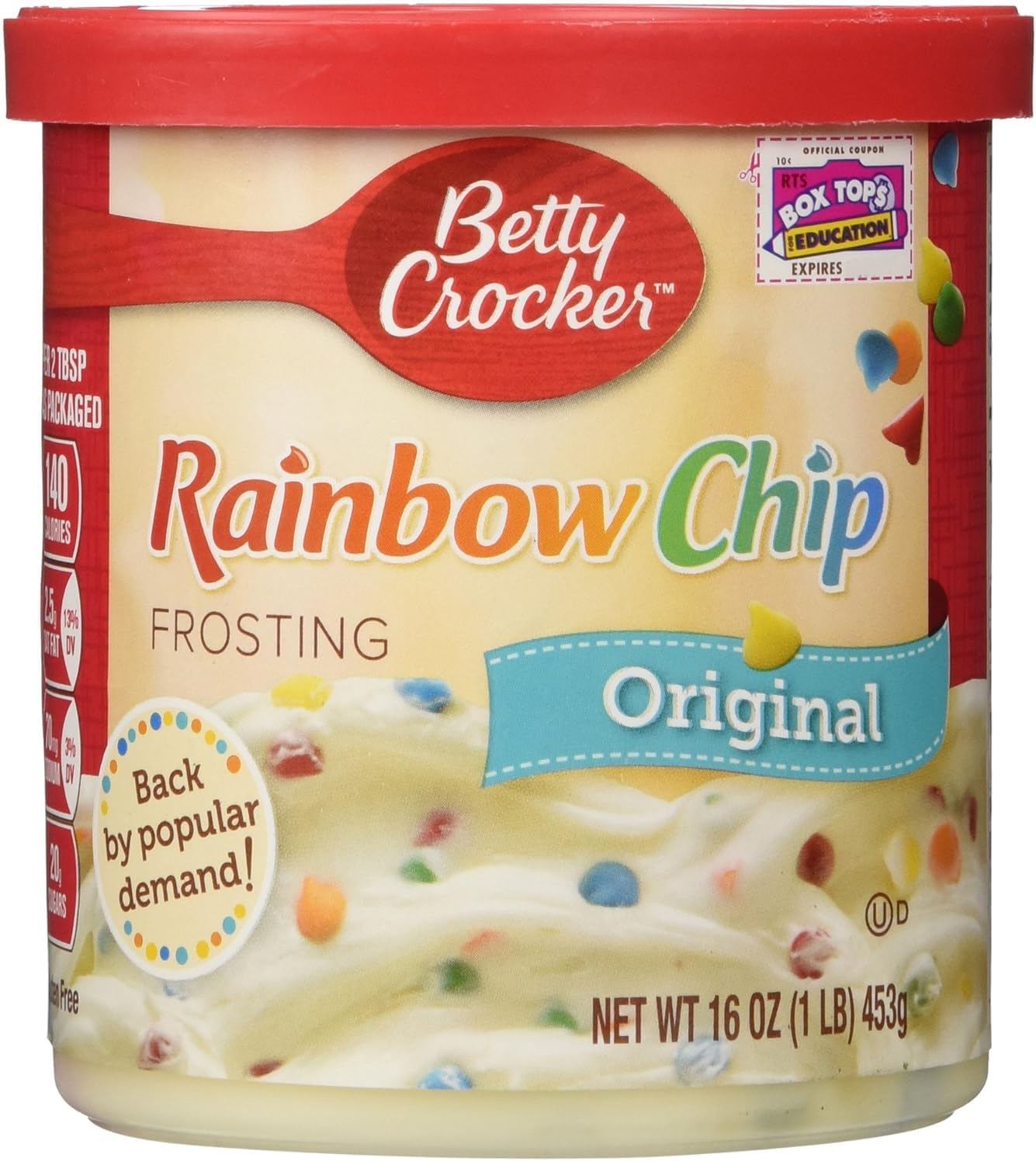 Betty Crocker Rich & Creamy Rainbow Chip Frosting 16 oz