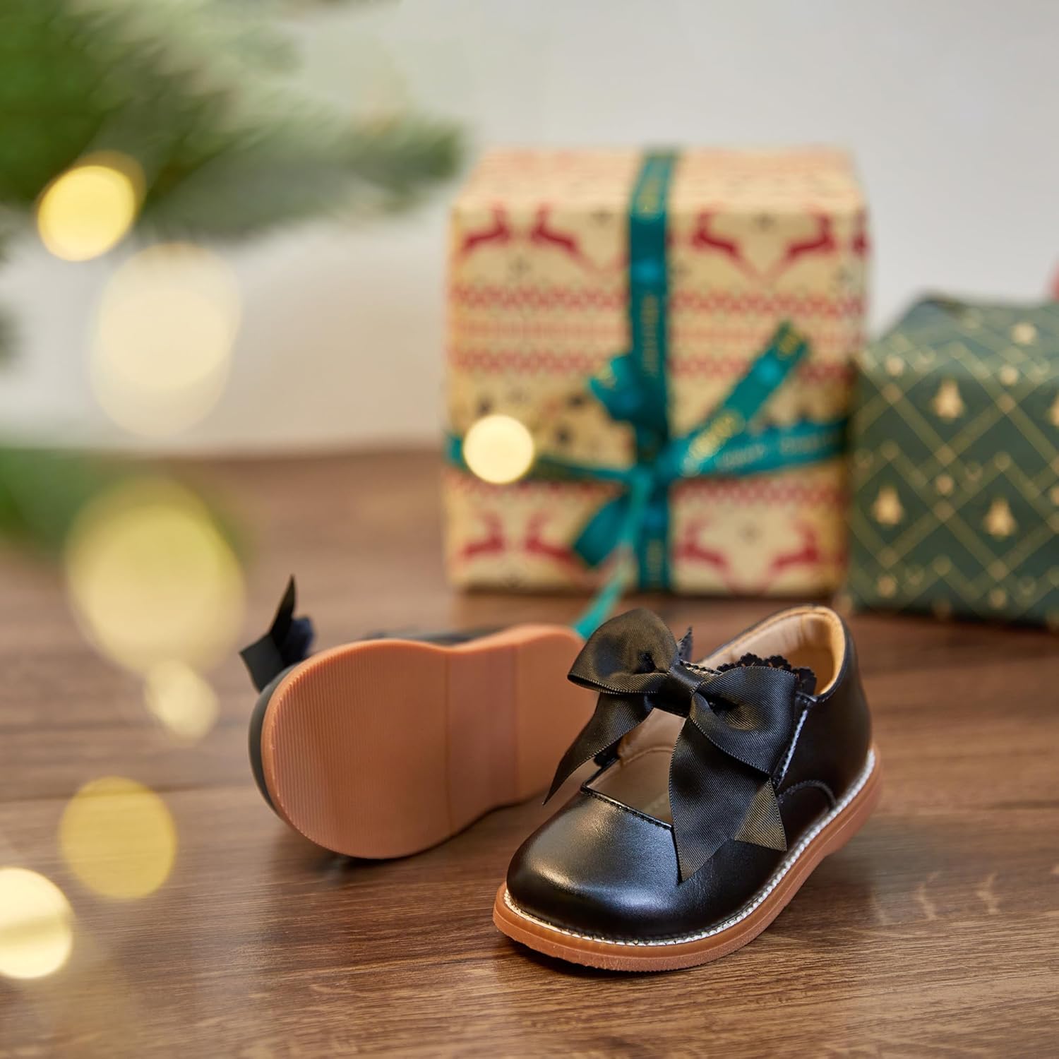 Otter MOMO Toddler Little Girls Oxford Shoes Mary Jane Flat T-Strap School Uniform Party Dress Shoes - Image 7