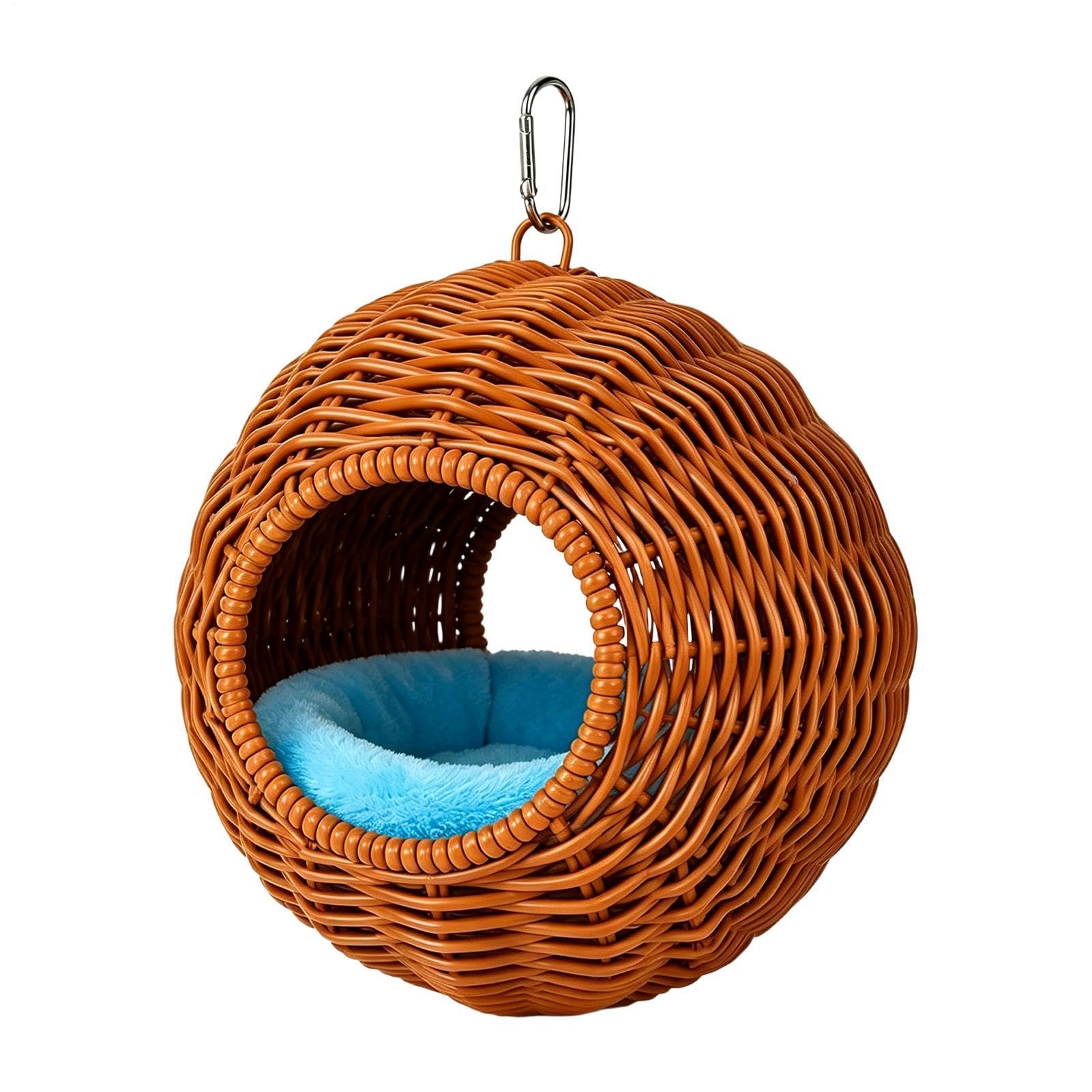 Bird House for Cage Breathable Chew-Resistant Decoration Nesting