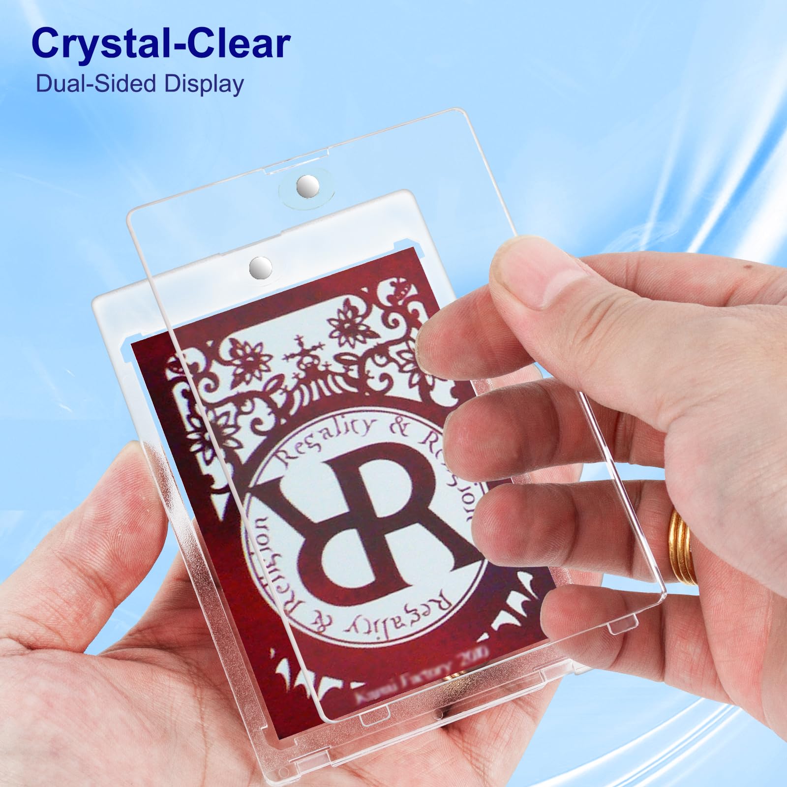 LileZbox 35PT Magnetic Card Holder, Magnetic Trading Card Holders - Image 4