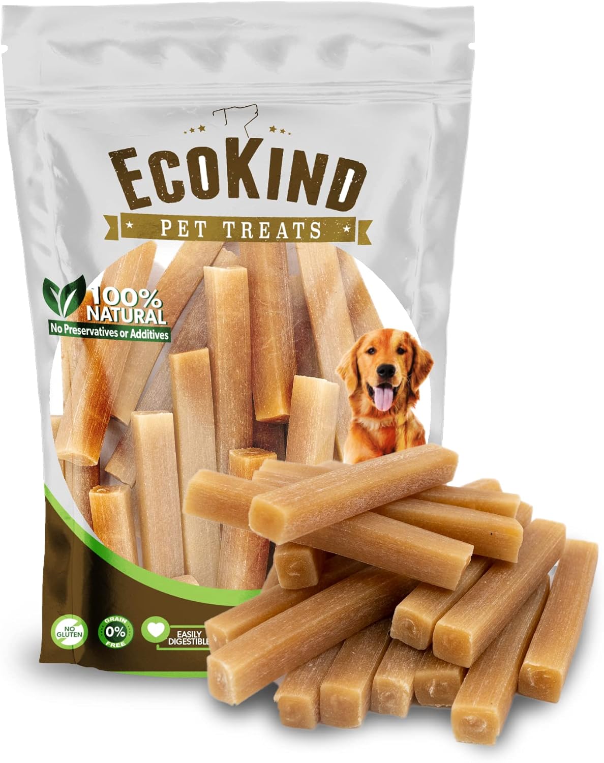 EcoKind Pet Treats Premium Gold Chicken Flavored Churro