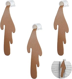 3 PCS Spilled Coffee Bookmarks, Cute Bookmarks, Unique Coffee Lovers Gifts, Funny Book Decorations Book Stationary Book Lovers Gifts for Reading Lover Women Men (White)