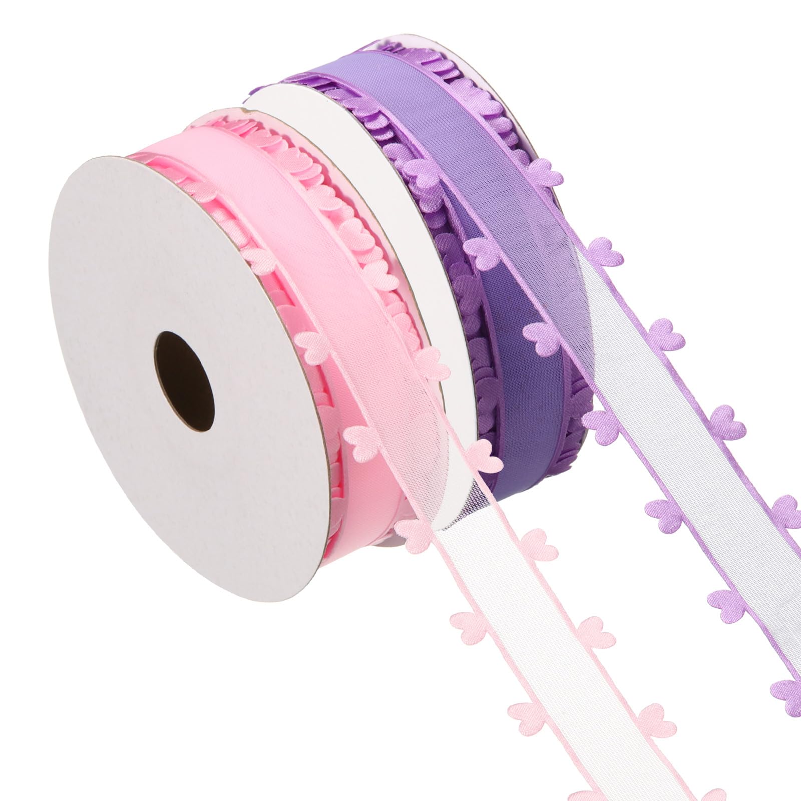 PATIKIL 1 Inch x 20 Yard Organza Chiffon Ribbon Set