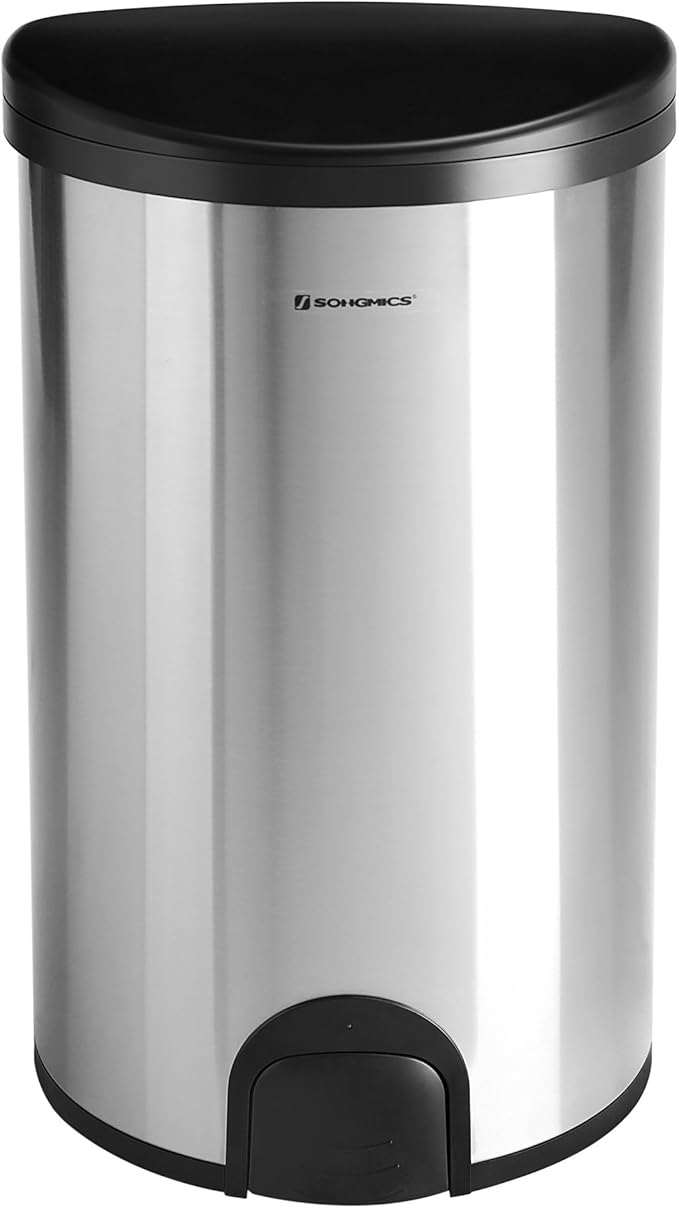 SONGMICS 50L Kitchen Sensor Bin, Automatic Touchless Waste Bin