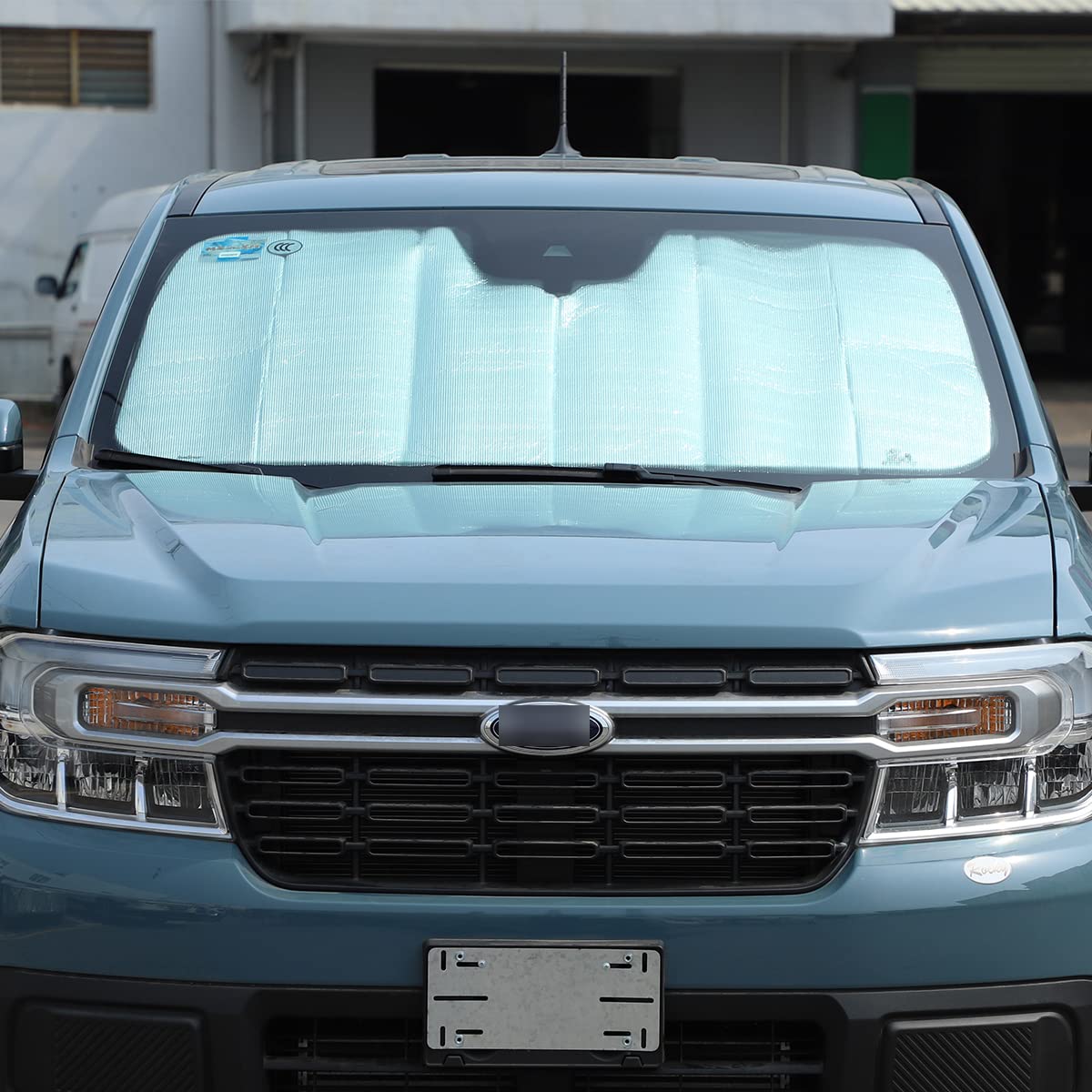 Parasol para parabrisas para camioneta Ford Maverick 2022-2024, parasol para parabrisas delantero, visera reflectante plegable, protector de pantalla, bloqueador UV, protector térmico que mantiene tu
