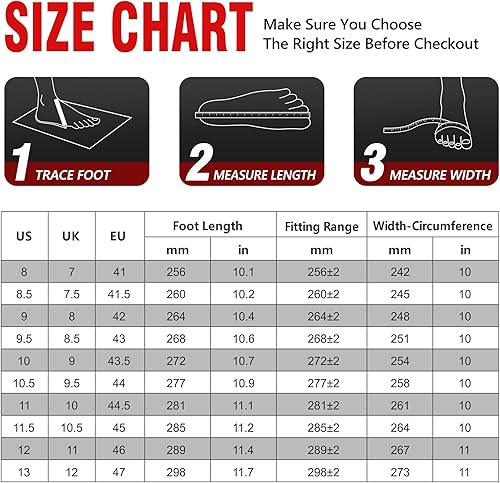 Miniatura 7 de R CORD Snow Boots for Men Waterproof Mens Snow Boots Non-Slip Insulated Warm Durable Winter Boots for Men Winter Hiking Boots High Traction Outdoor