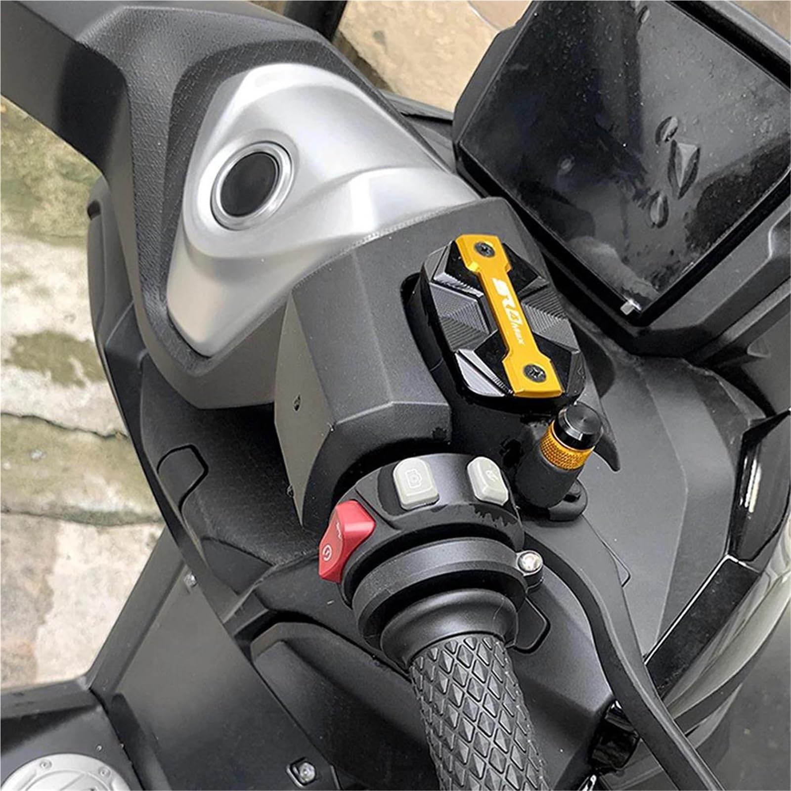 Coperchio del serbatoio Copertura Del Serbatoio Liquido Dei Freni Anteriore Motociclo In Alluminio Per VOGE SR4MAX SR4 MAX SR 4 Sr4max 2022-2025(Red)