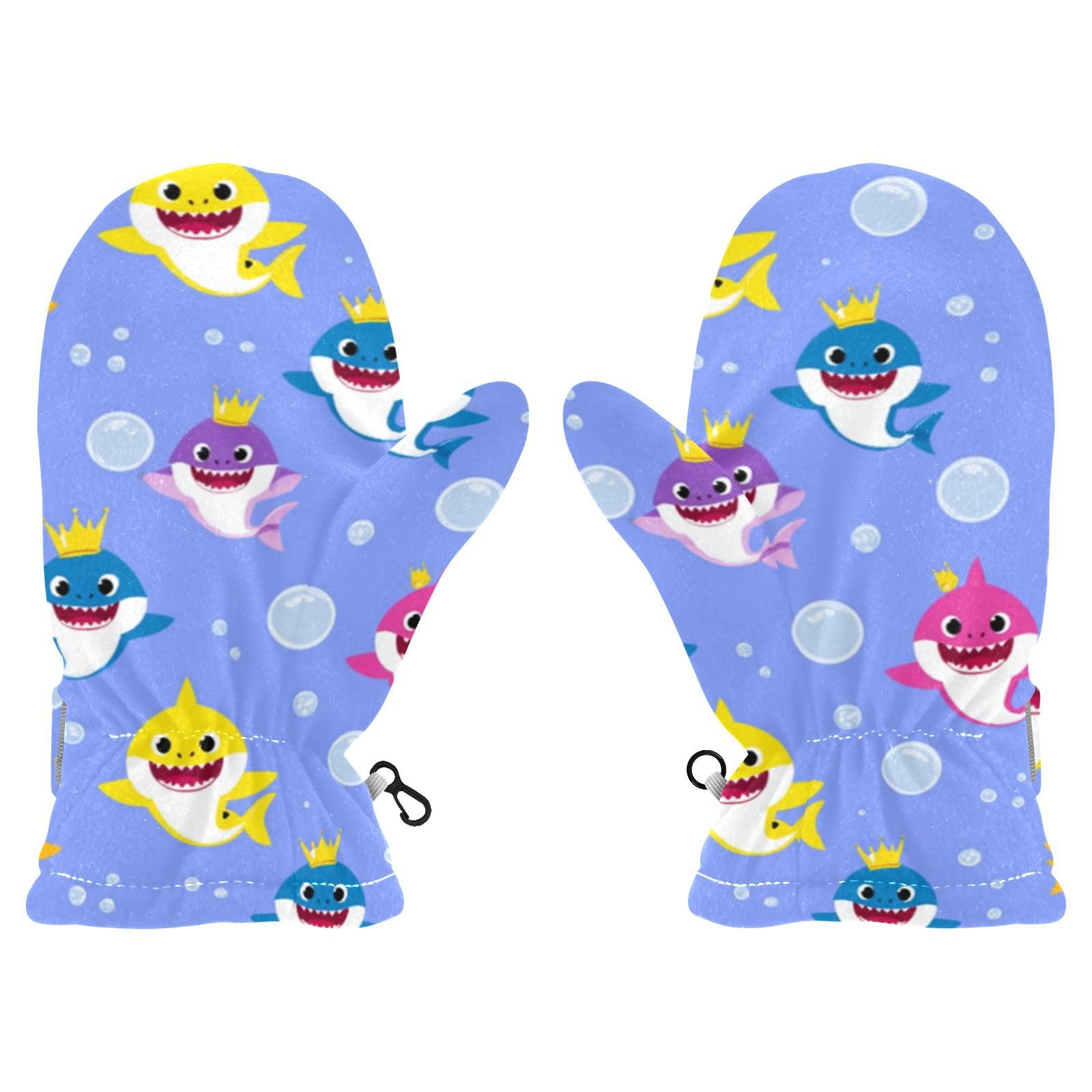 Plaaee Early 1990s Pattern Kids Glove Warm Mitten Winter Favor for Toddler Boys and Girls Children Cold Weather Gloves