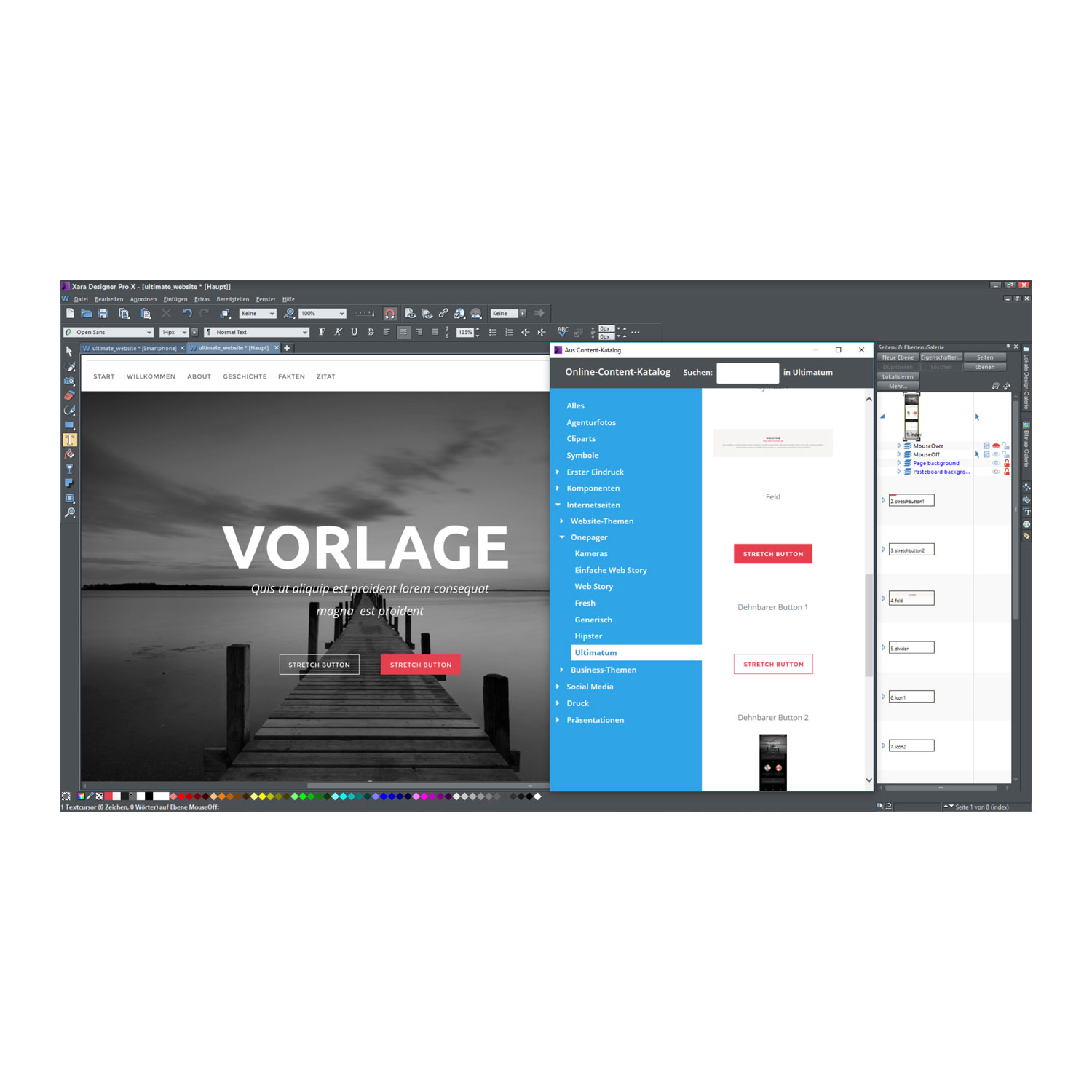 Xara Designer Pro X– Version 15 – Webdesign, Bildbearbeitung, Grafikdesign, DTP & Präsentationen [Download]