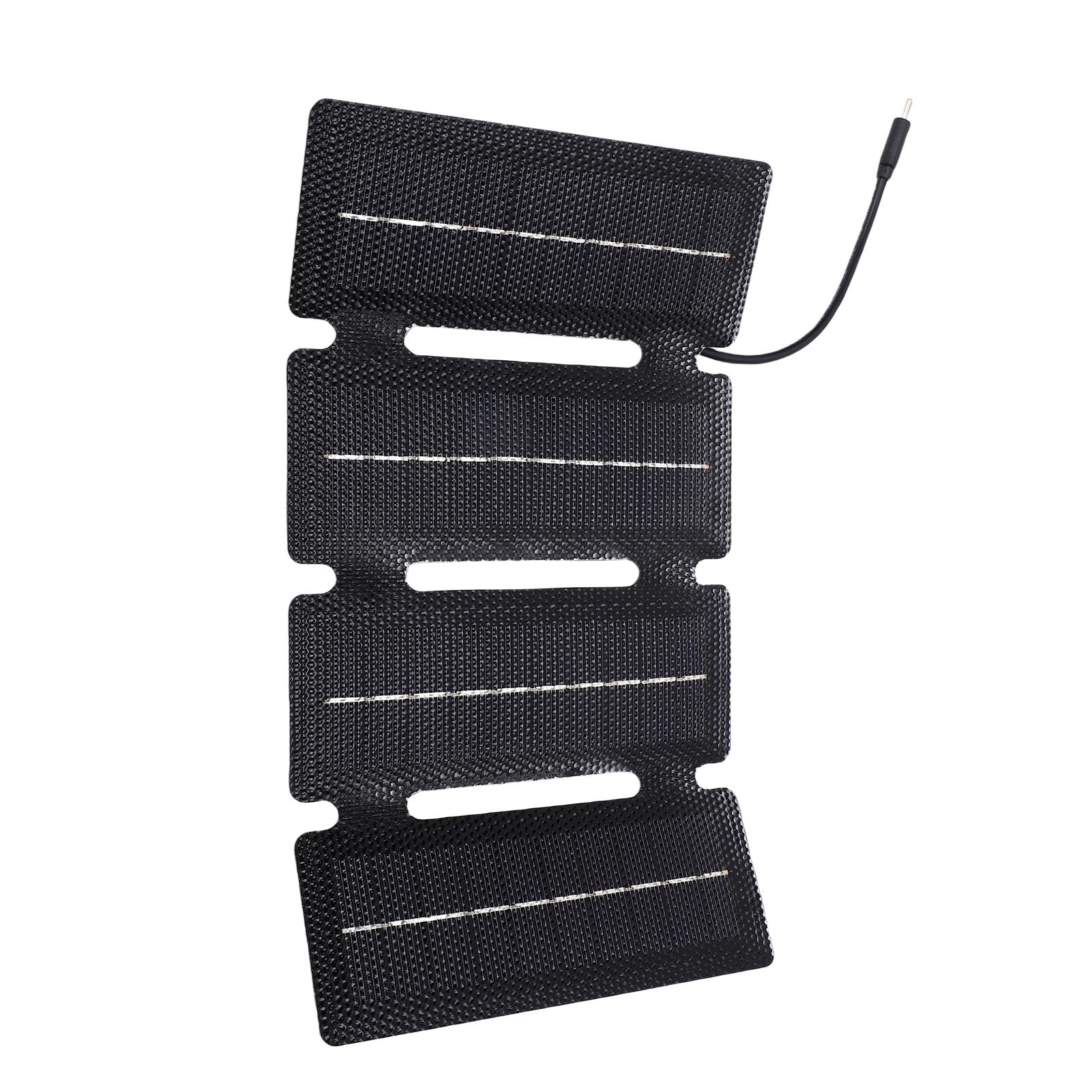 Haofy Panel Solar Plegable de 20 W, Células de Silicio Monocristalino, Diseño Ultrafino de 5 Oz, Optimización Solar de 4 Pliegues, Cargador de Energía de Emergencia, para Campistas, Excursionistas