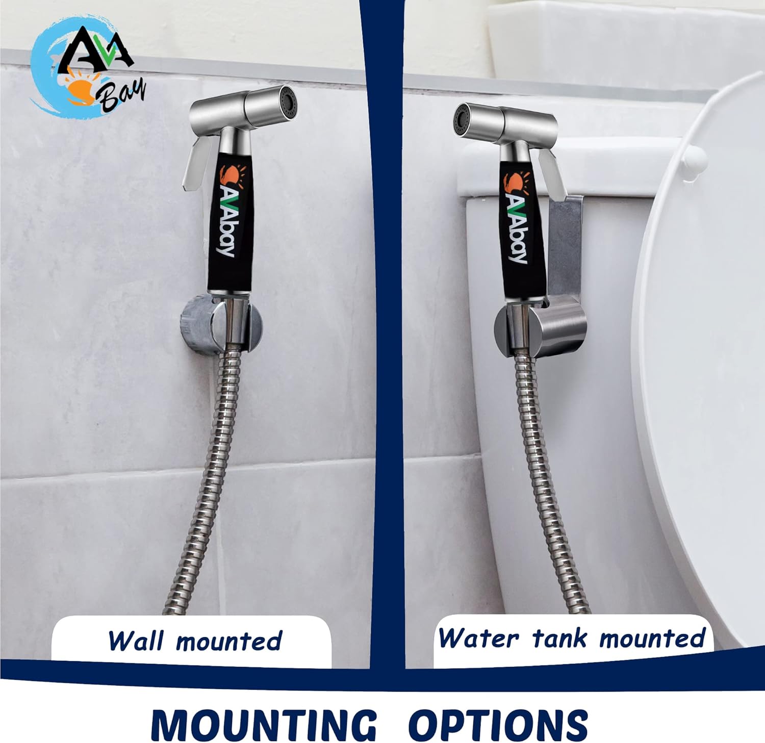 AVAbay Faucet Sprayer w/Thermal Insulated Grip - Hot Water 180°F Bidet for Toilet and Diaper Sprayer with 80" Hose- Handheld Attachment for Sink Faucet Hose Sprayer : Everything Else