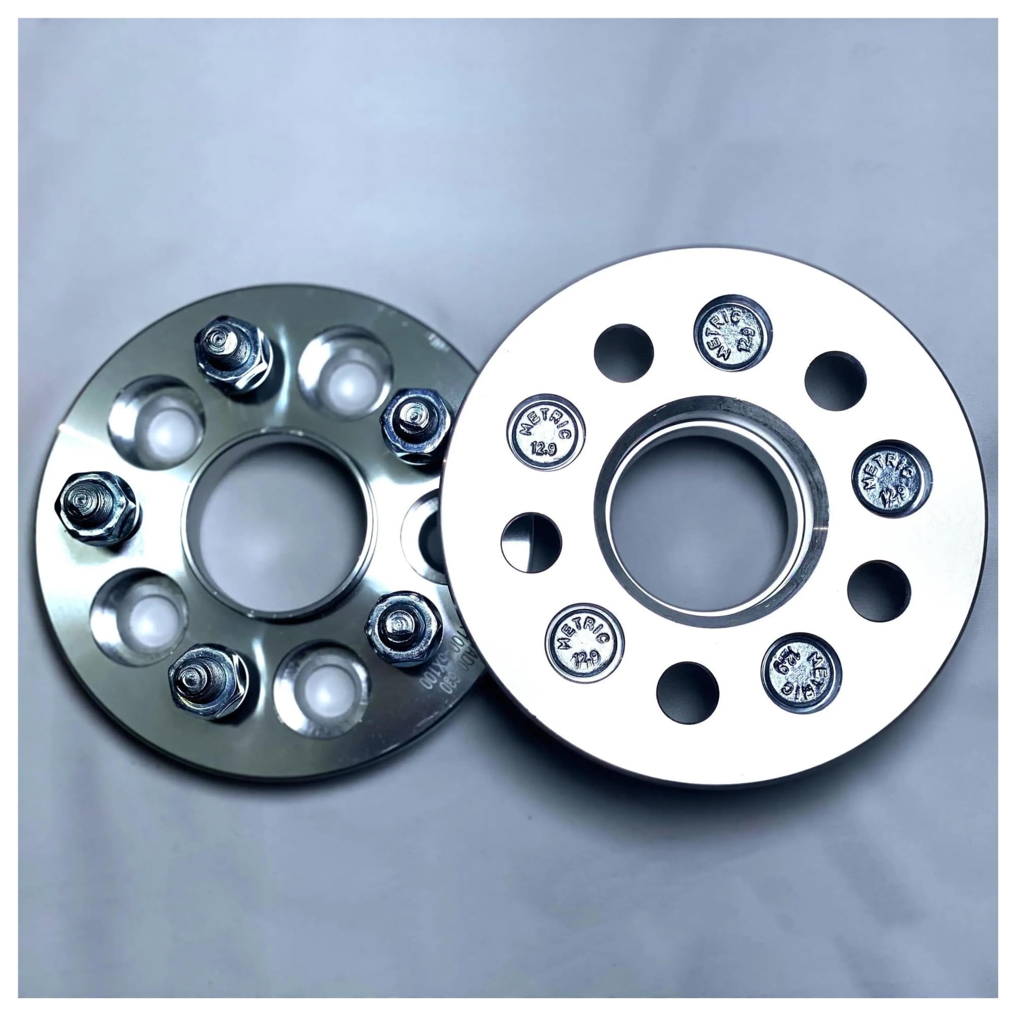Entretoises de roue de voiture Adaptateurs de roue 15mm, 2 pièces, entretoises PCD 5x100, moyeu pour goujons cosse centriques 56.1mm M12x1,5