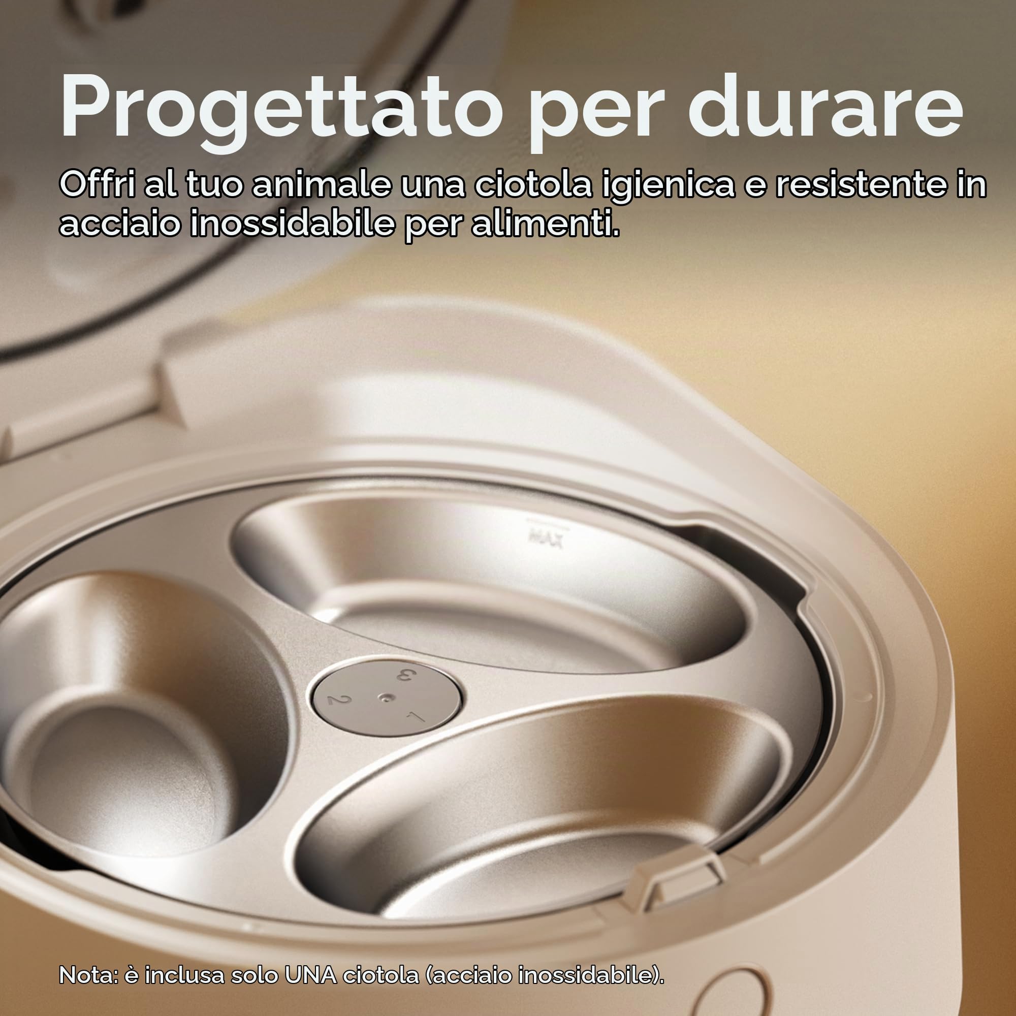 PETLIBRO Mangiatoia automatica per gatti umidi con refrigerazione, dispenser di cibo per gatti controllato da app, con raffreddamento a semiconduttore, 3 pasti freschi fino a 3 giorni, ciotola in