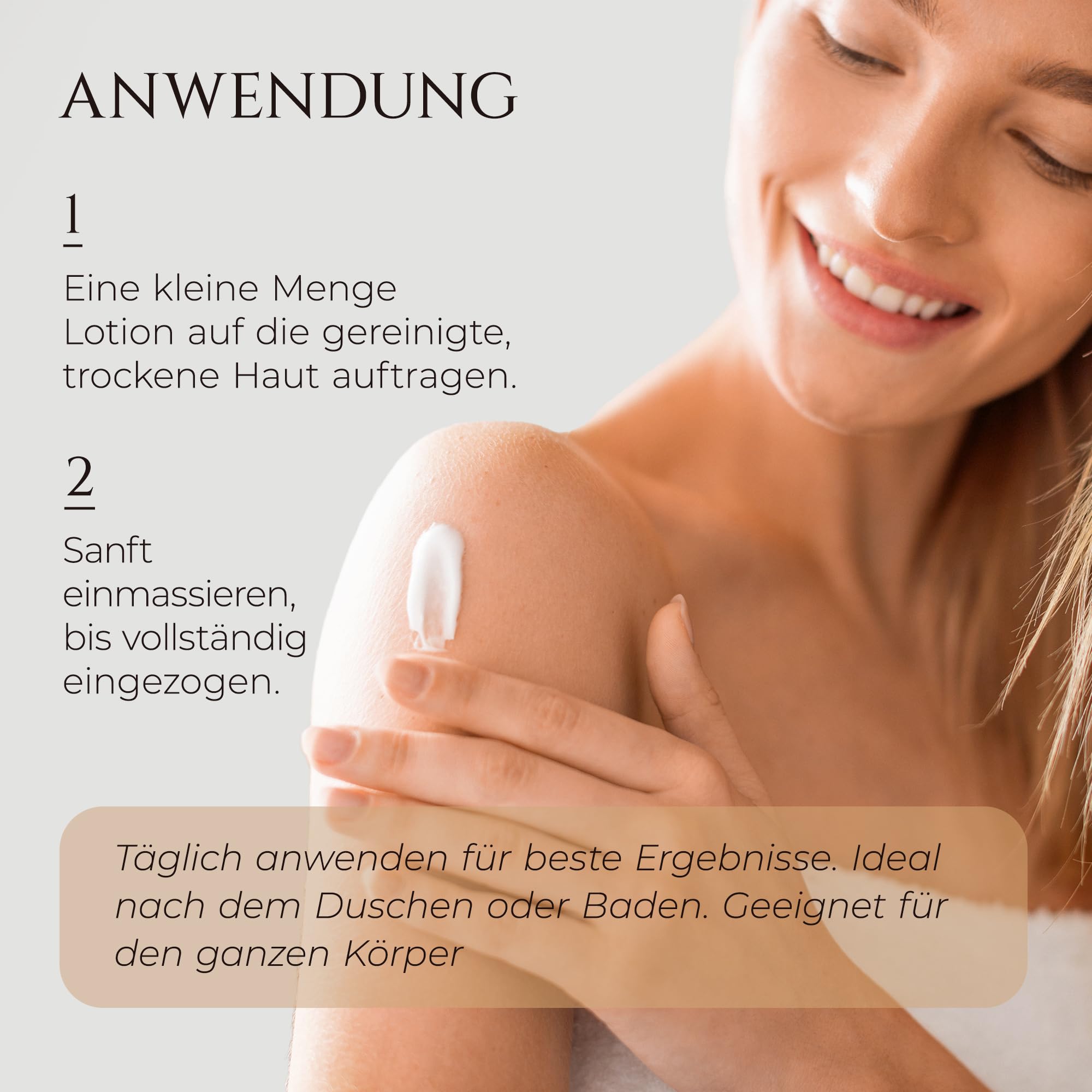 HADAT Calm Body Lotion - Feuchtigkeitspflege mit Kokosöl Aloe Vera Hanfsamenöl Schnell Einziehend für Weiche Glatte Haut Tägliche Pflege Luxuriöser Blumenduft, 300 ml