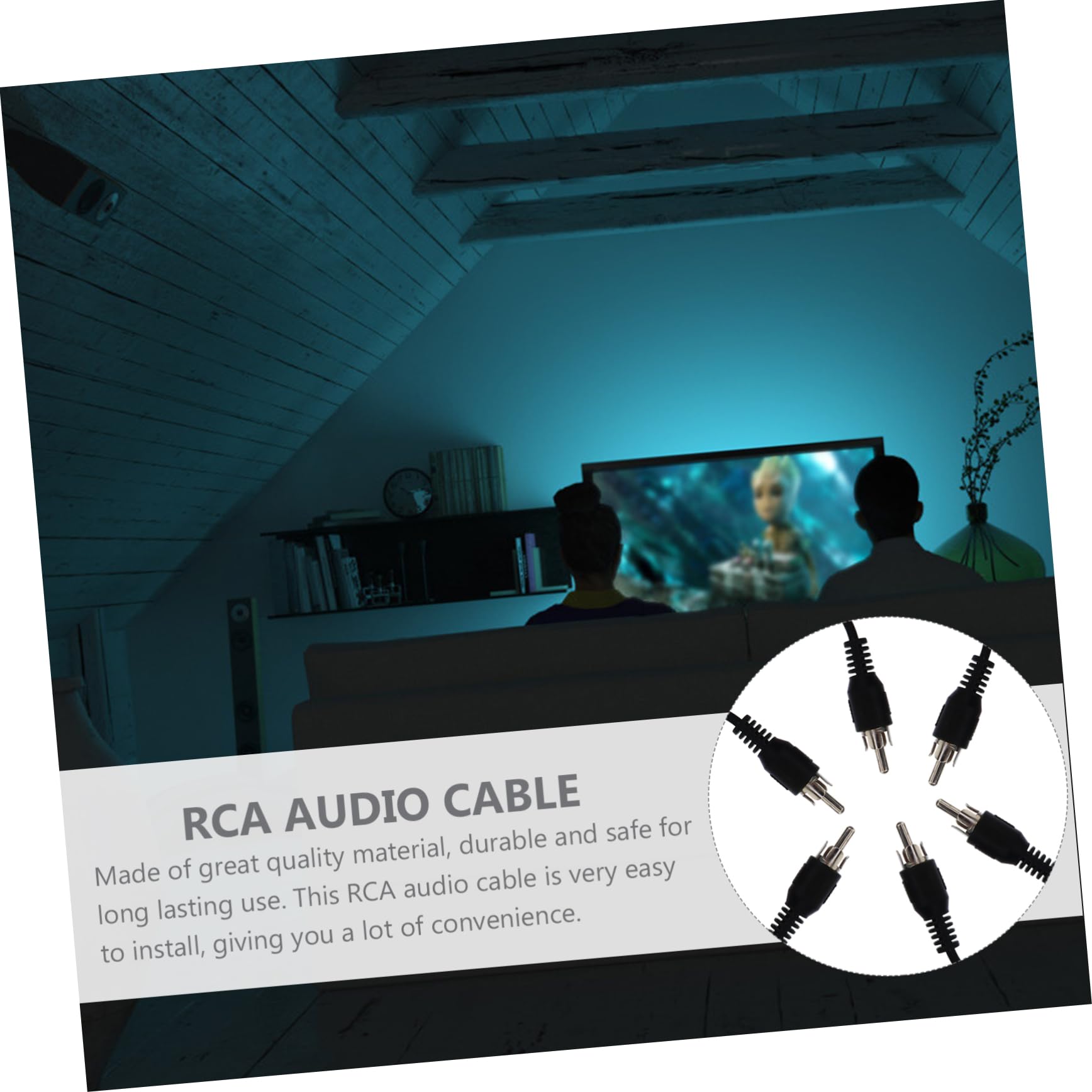 DOITOOL 18pcs Bare Wire Connector Adapter Audio Cable for Easy Installation and Data Transmission for Equipment and Speaker Repair