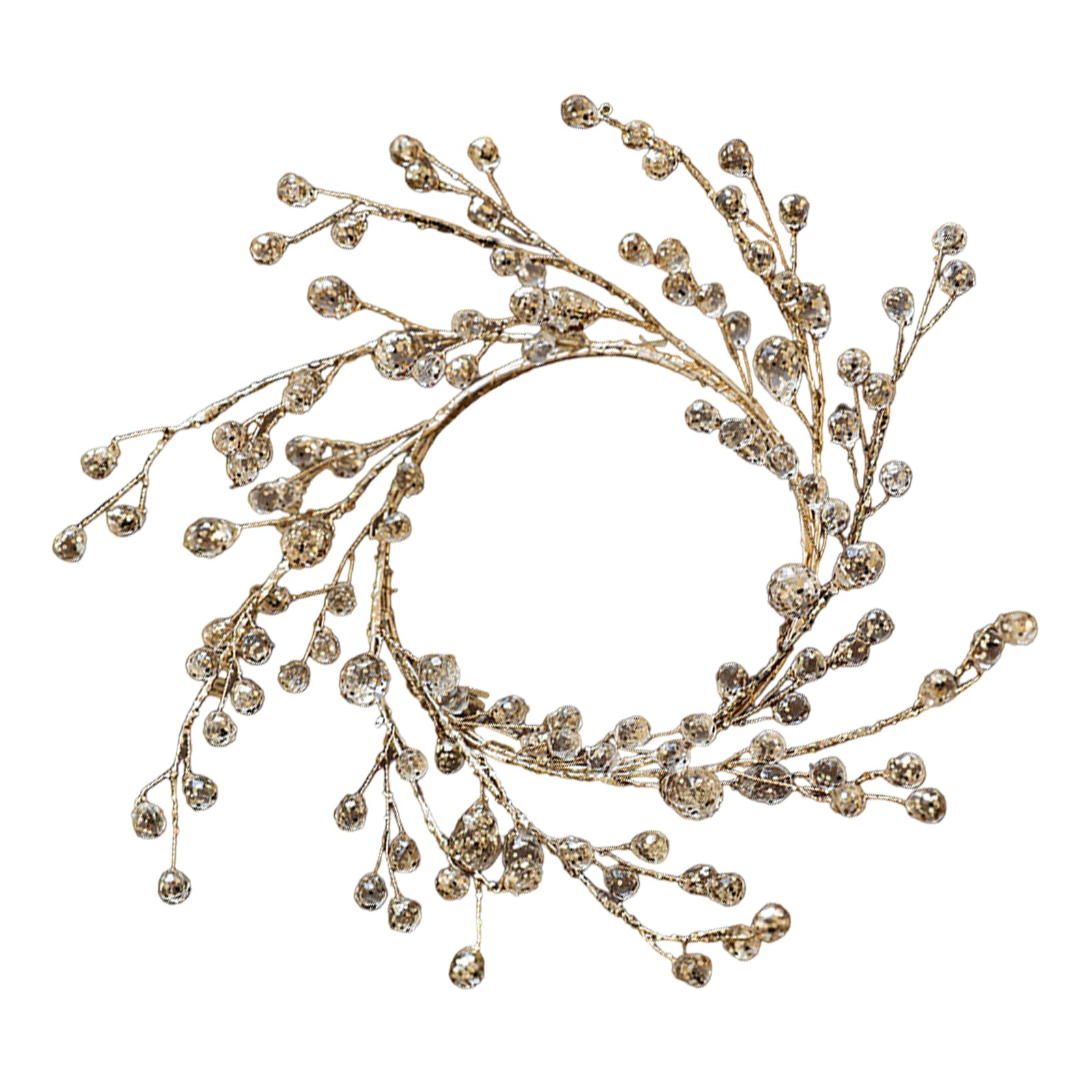 Jazuaiao Multipurpose Wreath Adornment Acrylic Hodler Wreath Stylish Cup Flower Rings for Table Decors Decorative Rings