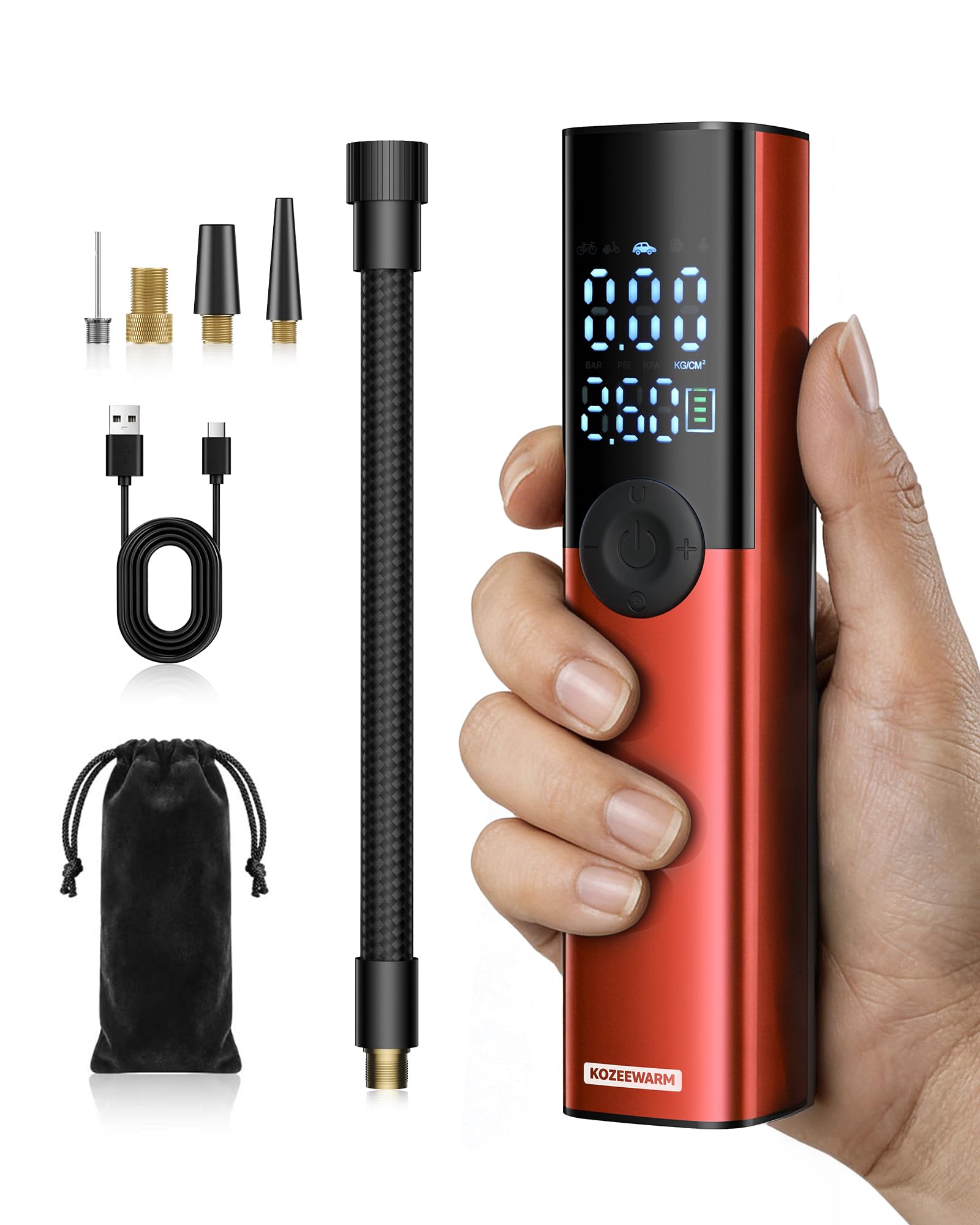 Portable Tire Inflator - Car, Bike & More -9