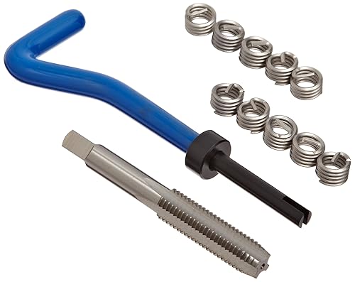 Miniatura 41 de E-Z Lok EK30820 - Juego de insertos roscados helicoidales, acero inoxidable 304, tamaño de rosca 1/4"-28, longitud instalada 0.500" (paquete de 10)