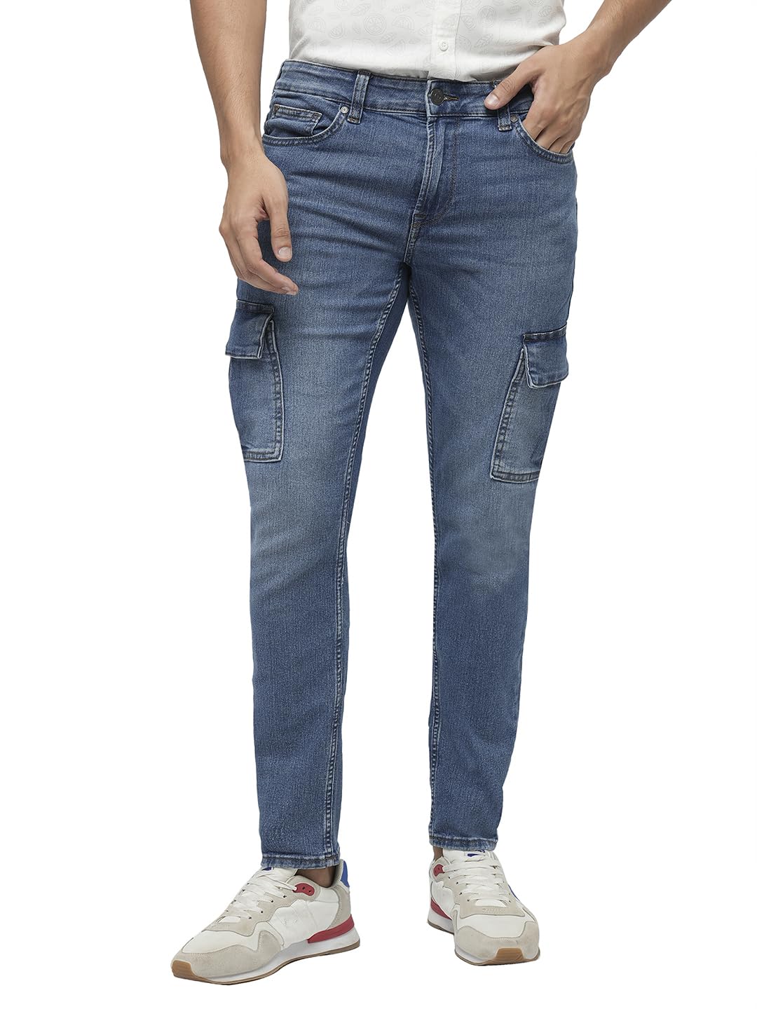 JACK & JONES Men's Mid Rise Slim Jeans