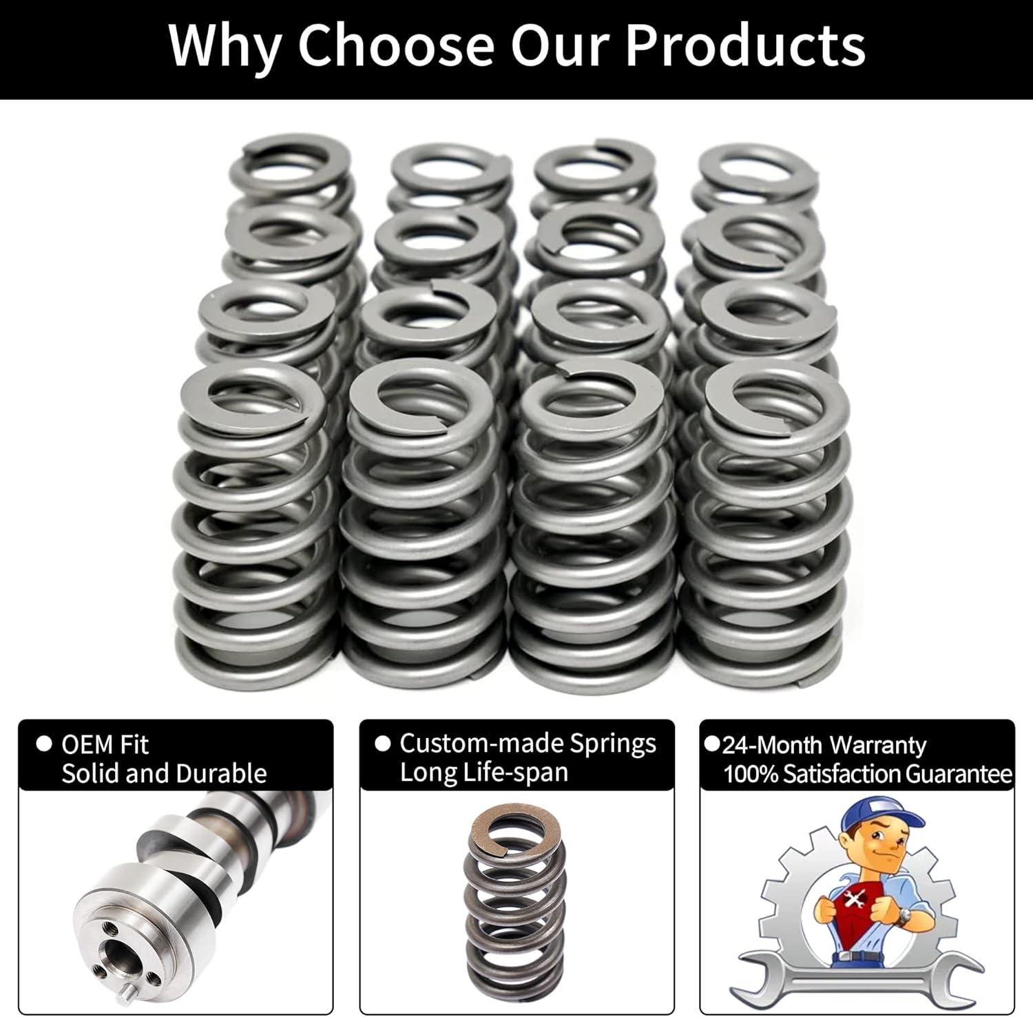 Stage 2 LS Cam Kit, Compatible with 1999-2013 GM Trucks & SUVs Equipped with 4.8 5.3 6.0 L Engines, Stage 2 LS Truck Cam Set, w/Stage II Camshaft Specs 212/218 .553"/.553" 111 & Springs & Seals