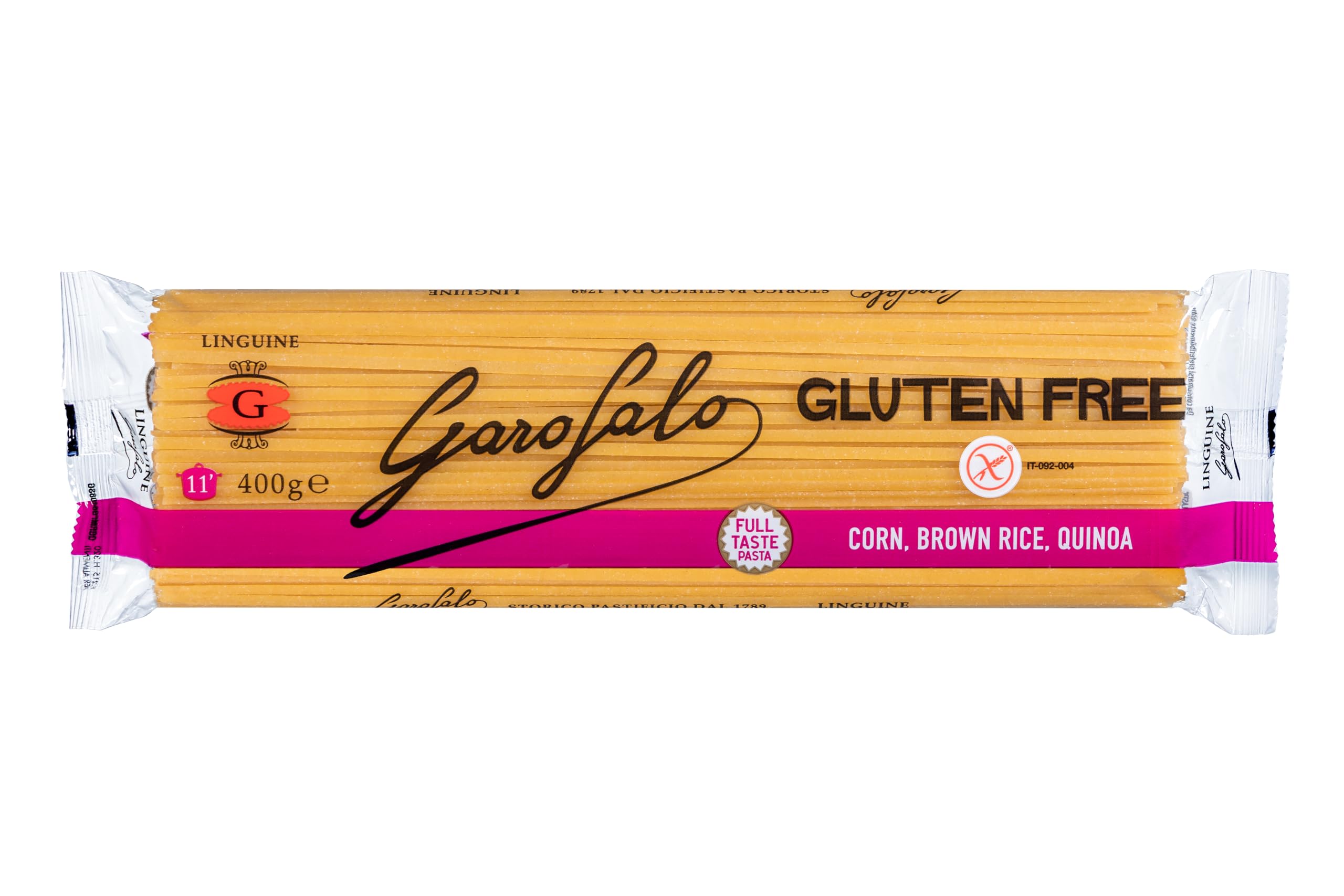 Italian Gourmet Glutenfreie Linguine Pasta 24x 400g – Mais, Vollkornreis & Quinoa Nudeln, Full Taste, al dente, ideal für Familien & Vorrat, italienischer Genuss + Italian Gourmet Polpa