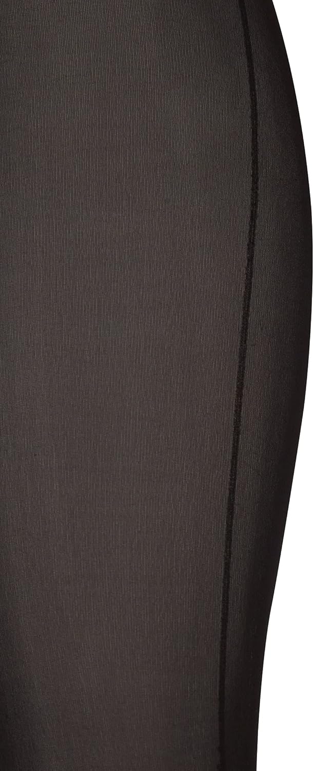 Wolford Individual 10 Den Back Seam Tights for Women Ultra Sheer Matte Pantyhose Logo Waistband Invisible Toe Reinforcement - Image 4