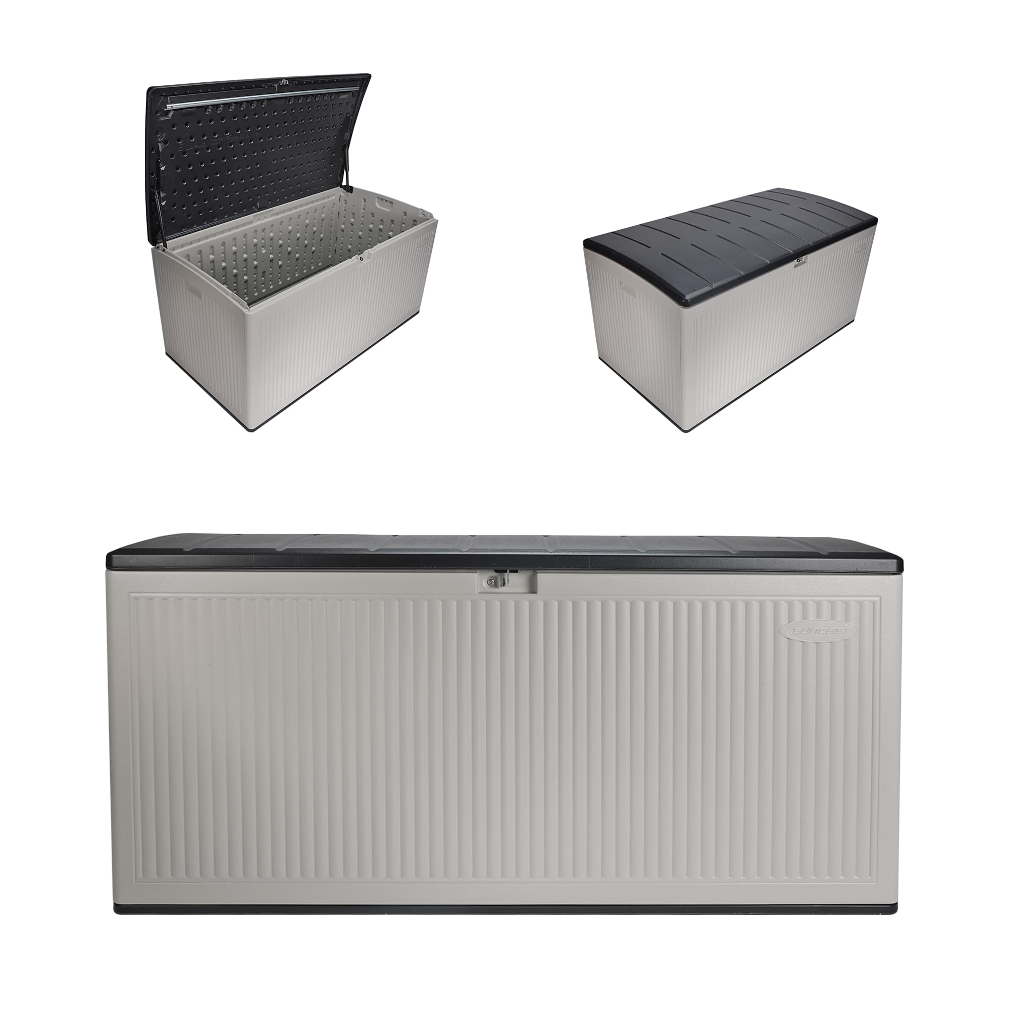 STAR★ BENCH HOUSING STORAGE BOX 収納BOX 新品 Amazon.com : Suncast 160-Gal. Resin Extra-Large Outdoor Patio Deck