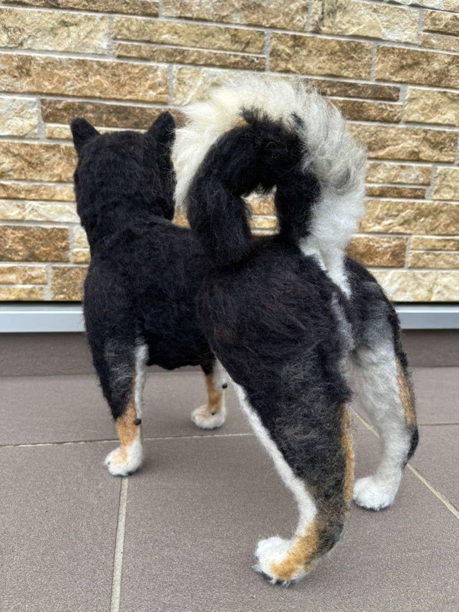 Amazon.co.jp: 羊毛フェルト 柴犬 黒柴 : おもちゃ
