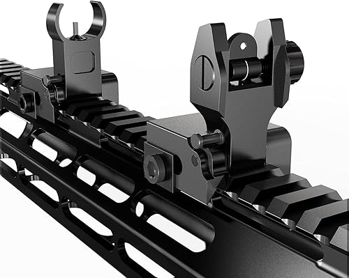 Miniatura 2 de Marmot Mira de hierro abatible A2 mira delantera y vista trasera para pistola de rifle