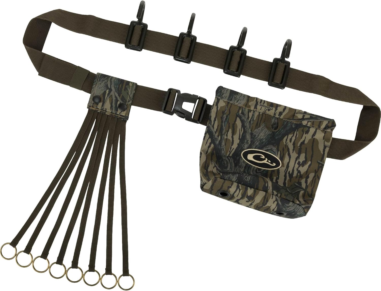 Drake Waterfowl Ultimate Timber Strap - Hunting 72-Inch Adjustable Multi-Hook Treestand Hanger Accessory Holder