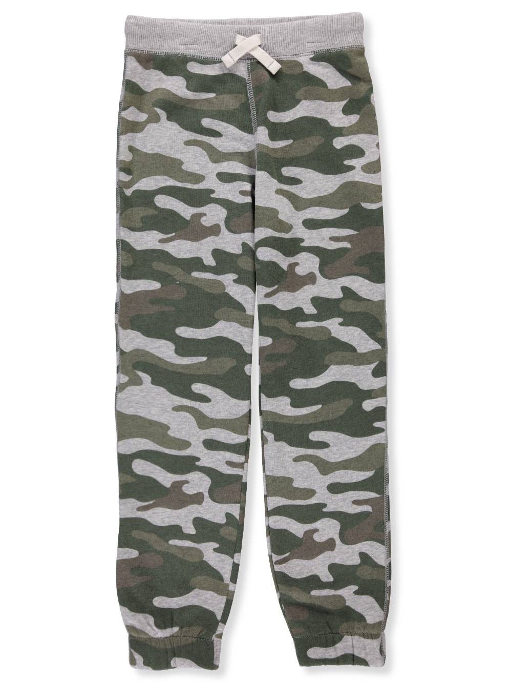 Joggers en polaire vert avec cordon de serrage ajustable