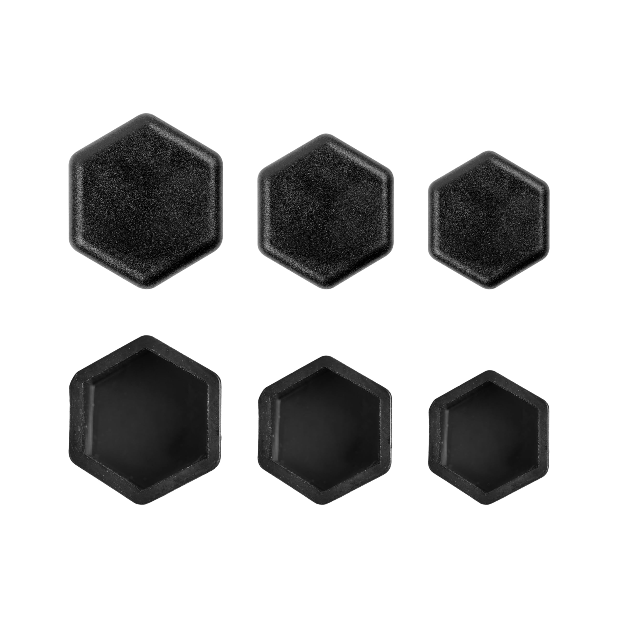 Your Day Mate Set di Tappi per bulloni e Dadi Ruota, 24 Pezzi, per bulloni e Dadi esagonali da 21 mm, Foro Ruota min. Ø 28 mm, Tappi per Dadi Ruota in Silicone Nero, 2 x utensile, copriperno Ruota