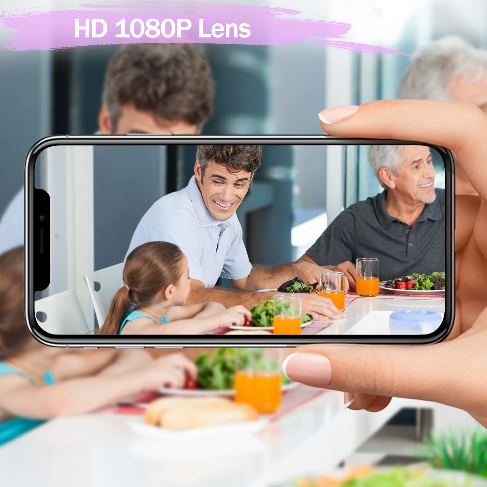 Camara De Surveillance Sans Fil System Smart Ip 1080p Wireless Security