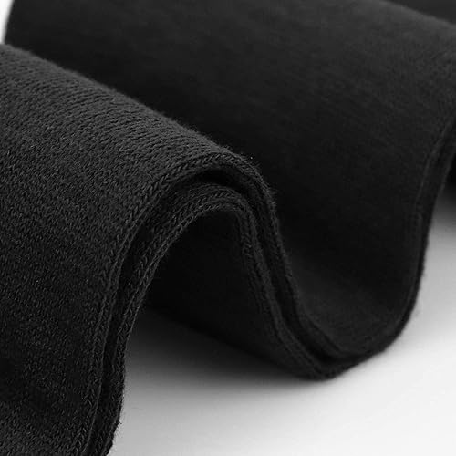 Miniatura 2 de DRESHOW 3 pares de calcetines altos hasta el muslo a rayas por encima de la rodilla, medias finas largas hasta la rodilla, calentador de pierna alta