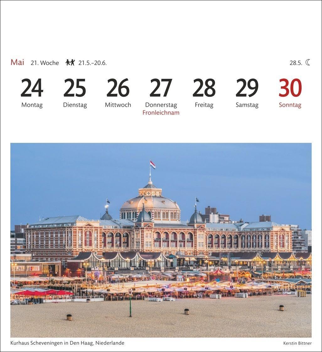 Nordseeküste Sehnsuchtskalender 2027 - Wochenkalender mit 53 Postkarten: Reise-Kalender mit 53 hochwertigen Postkarten der schönsten Reiseziele an der Nordsee. Postkartenkalender 2027