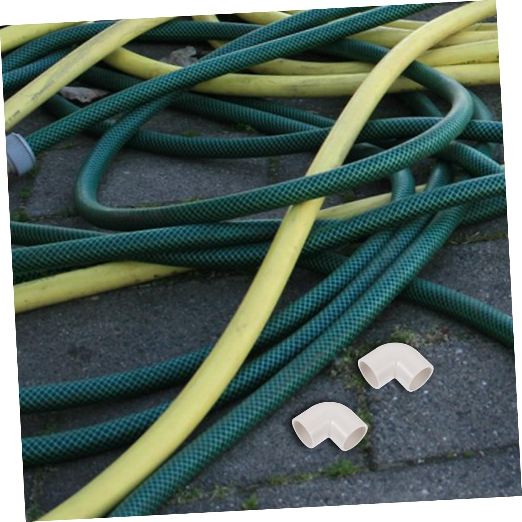 Mikikit Conector De Jardín De Adaptador De Manguera Accesorios De Fittings Plásticos Resistentes Y Duraderos 20 Piezas*4