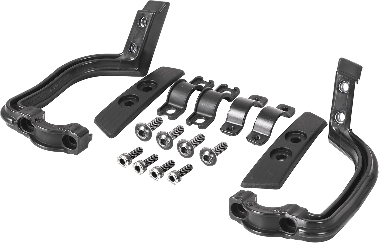 Polisport Hammer Handguards for Motocross Motorcycles–MX Replica Plastic Hand Guards – Durable, Flexible, Easy to Install, Supermoto, Motard, Dirt Bikes & Off-Road Protection- White