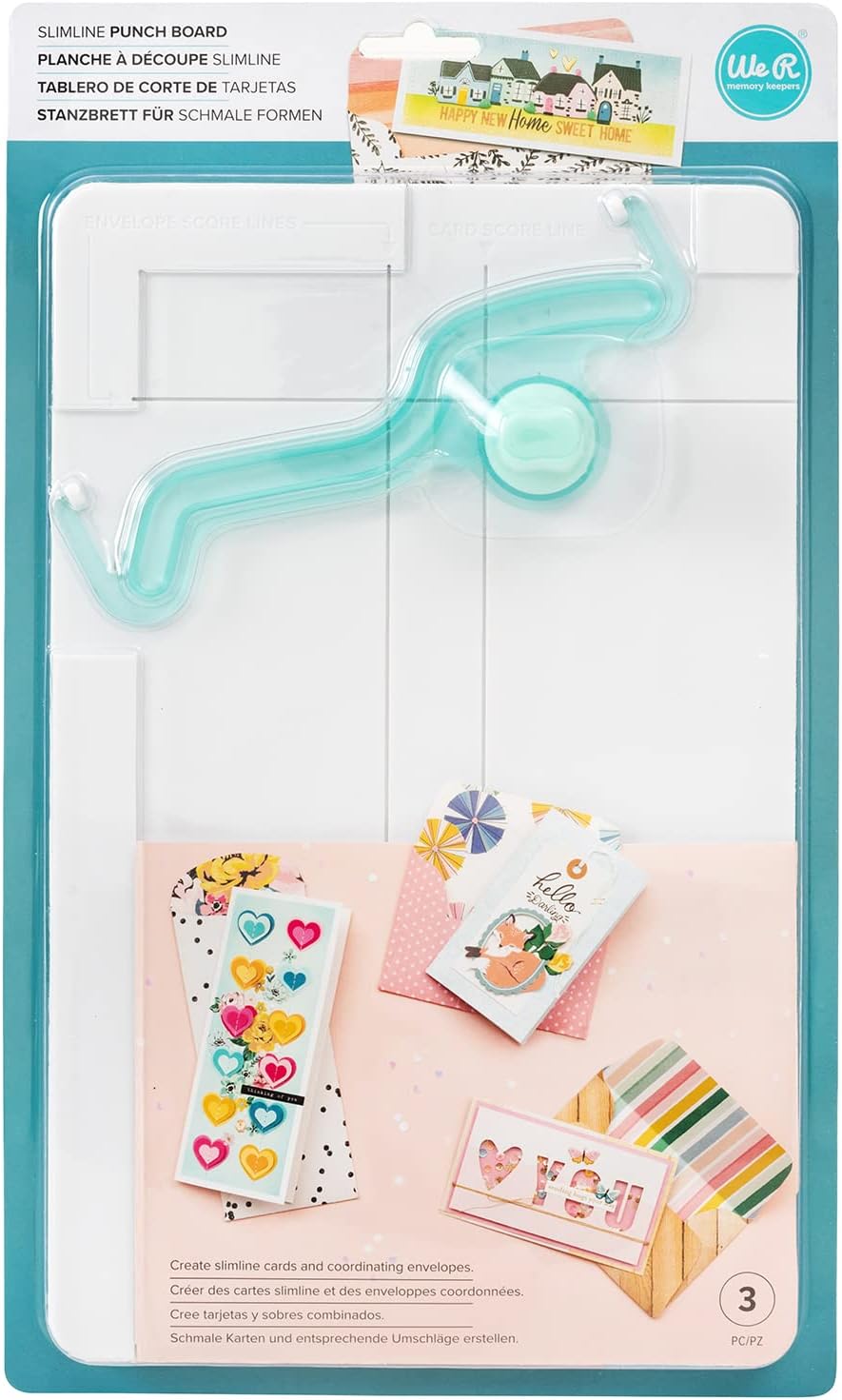 We R Memory Keepers Punch Board-Slimline Card