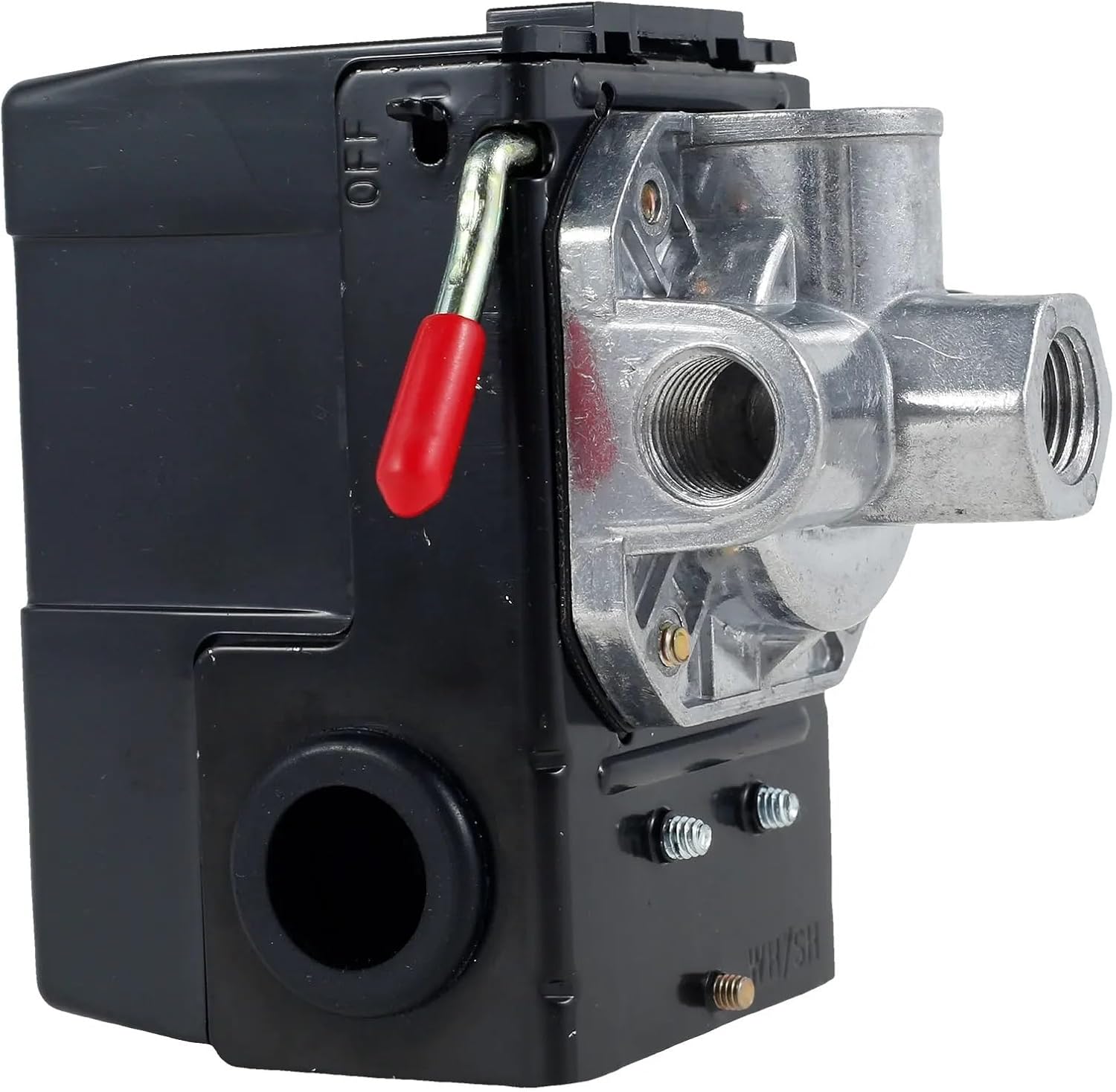 4 Ports 95-120 PSI Air Compressor Pressure Switch 16-20A Safe Air Compressor Shut Off Switch Air Compressor Replacement Parts