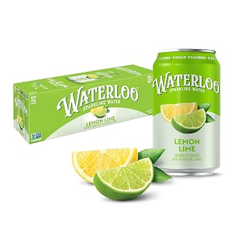 Waterloo Sparkling Water Waterloo Lemon-Lime Sparkling Water, 12 Fl Oz