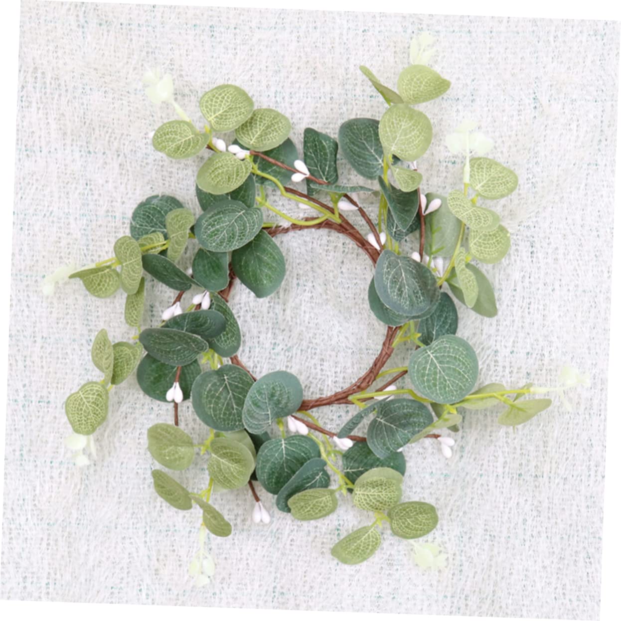 Zerodeko 15stücke Teiliges Künstlicher Eukalyptus Für Kerzen Dekorative Tischkränze Für Hochzeiten Partys Und Wohnräume Und Beeren Für Eleganten Stil
