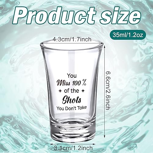 Miniatura 2 de Kigeli 48 vasos de chupito divertidos para adultos, vasos de chupito de acrílico para fiestas, 1.2 onzas, mini taza, regalos de fiesta, invitados,