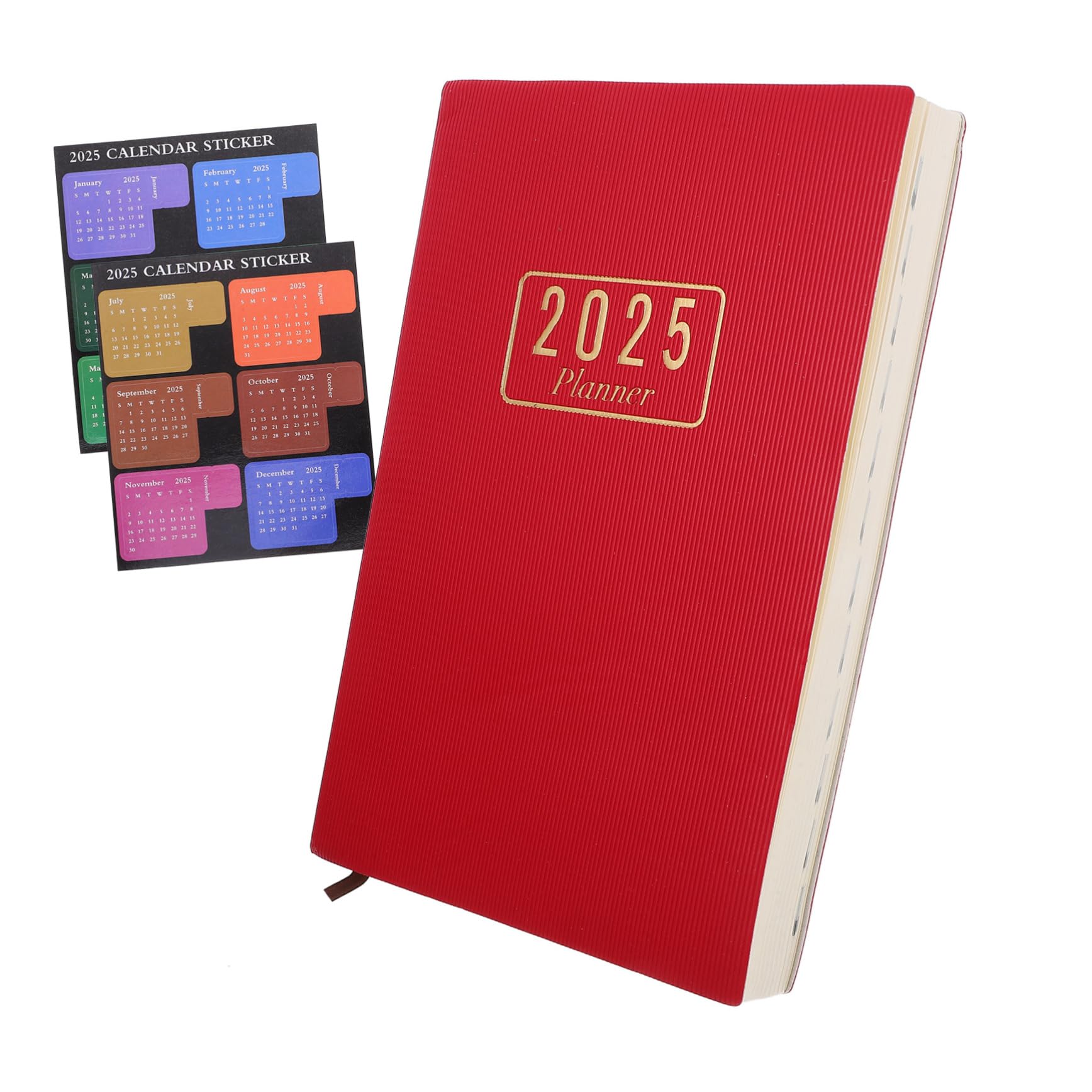 2 Set Planner Mensile e Giornaliero con Adesivi Indice Mese Notebook Accademico per e Organizzazione