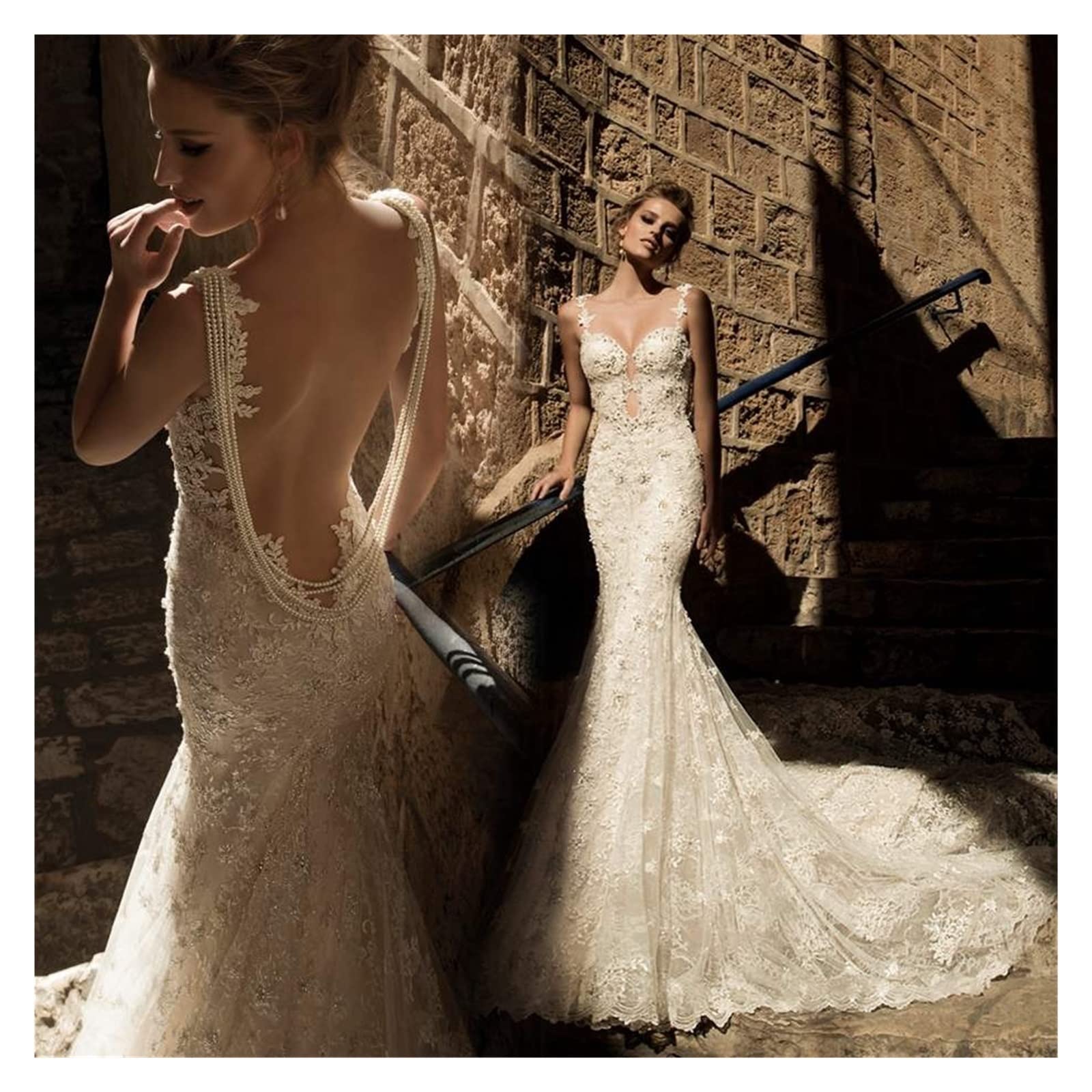 bodysuit for backless wedding dress Bodysuit Corset Backless - Deep V-Neck Body Shaper U Plunge Thong Clear Strap