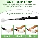 AKGGBOOOM Golf Swing Trainer with Retractable Arm Band, Right-Handed Training Aid for Chipping and Hitting, Indoor and Outdoor Practice gallery image