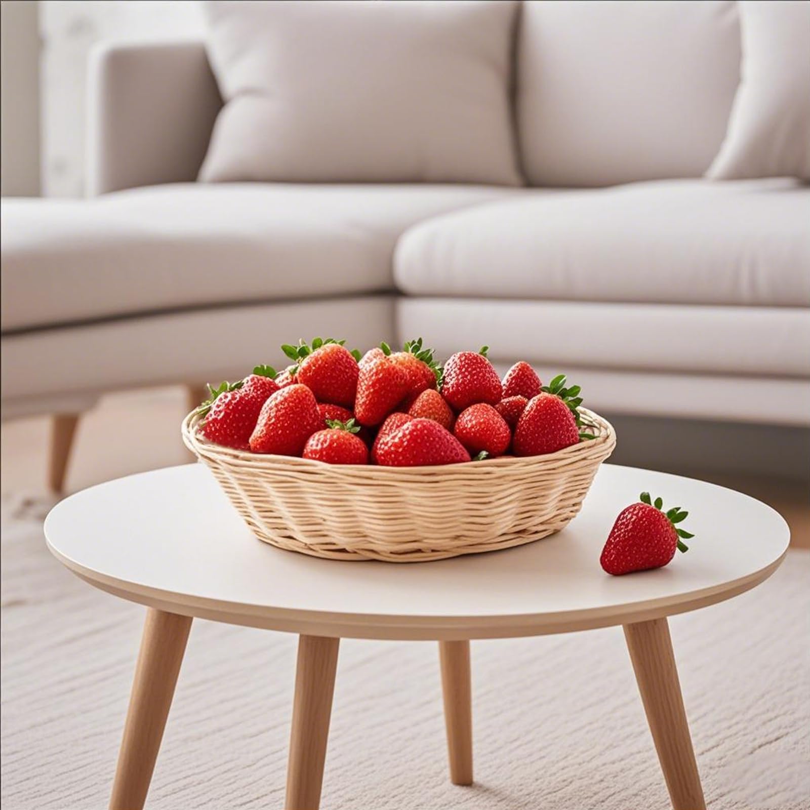 Lot de 20 paniers à pain ovales de 23 cm, paniers à pain tissés, paniers de rangement pour aliments jaunes, paniers à pain pour servir des légumes, des fruits